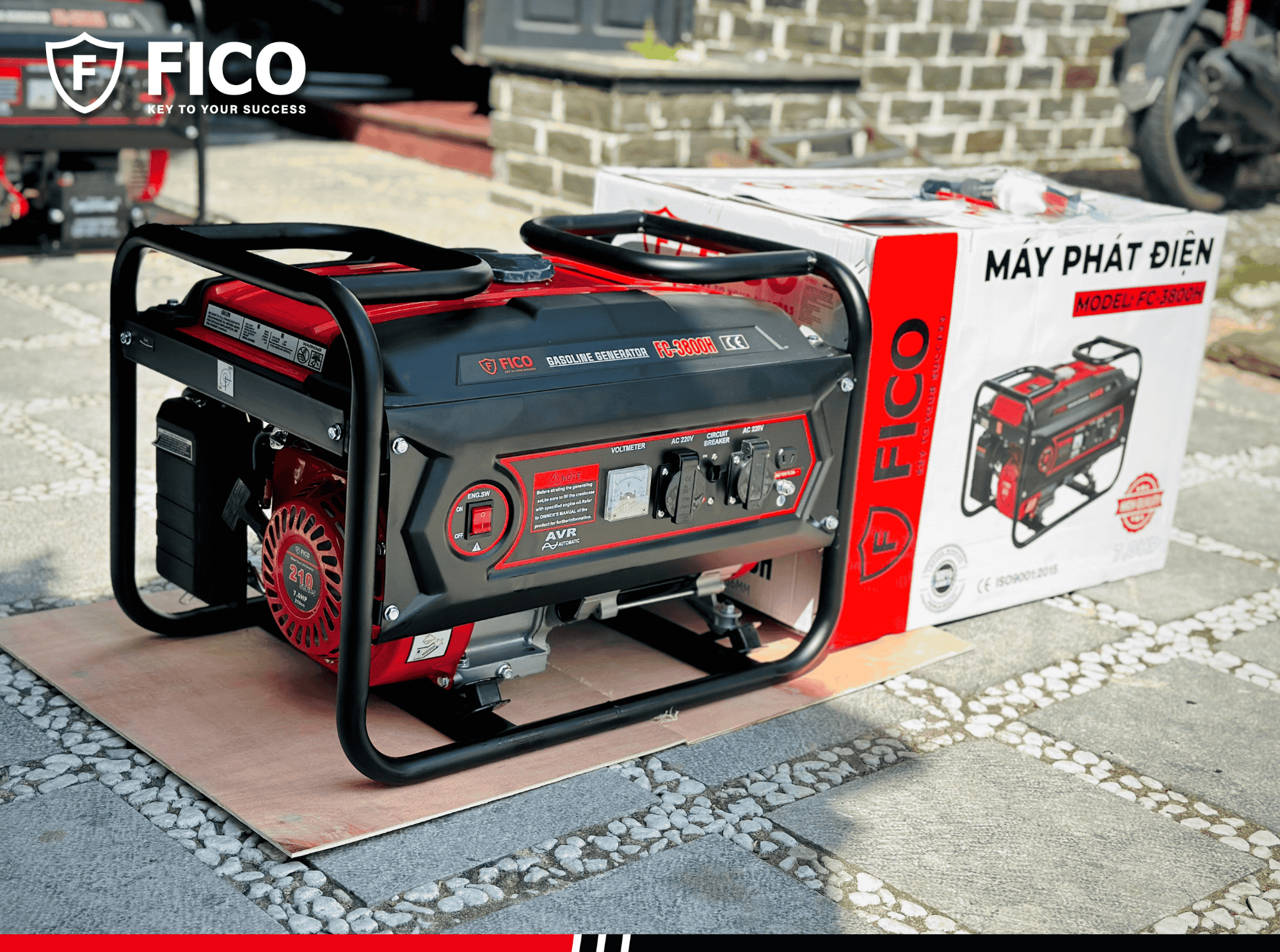 MÁY PHÁT ĐIỆN XĂNG FICO | FC-3800H