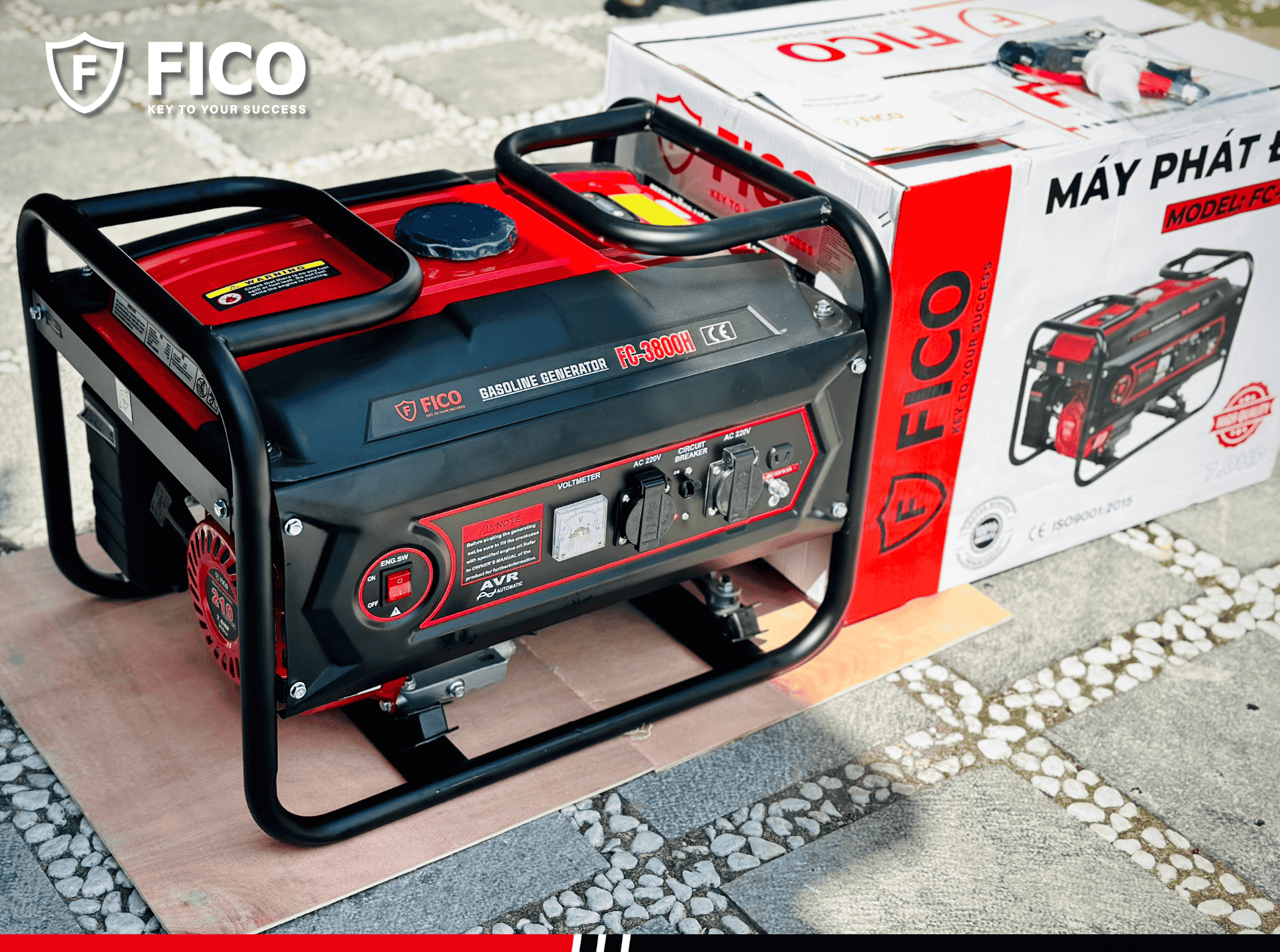 MÁY PHÁT ĐIỆN XĂNG FICO | FC-3800H
