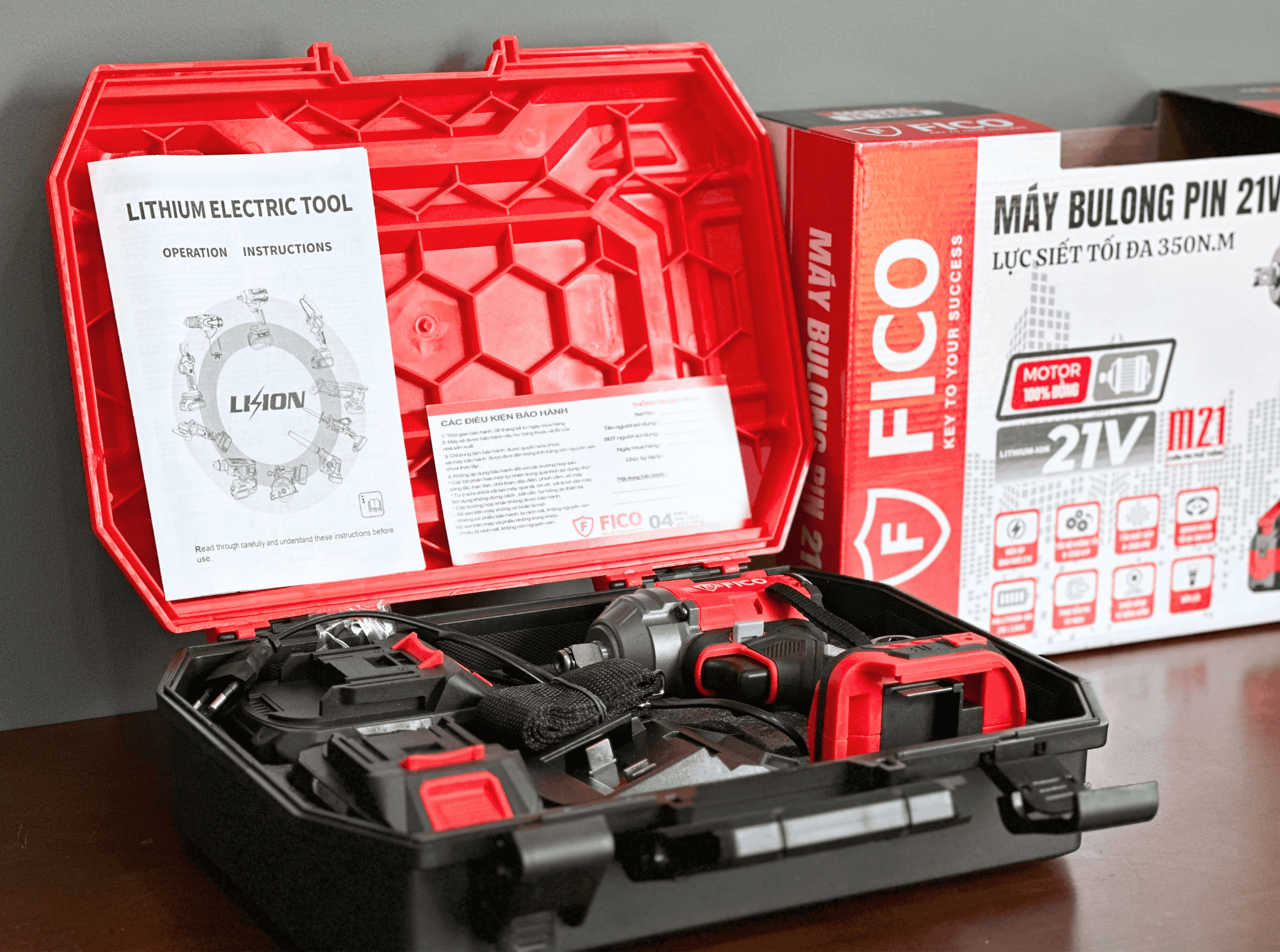 MÁY BULONG PIN 21V FICO | FC-380W