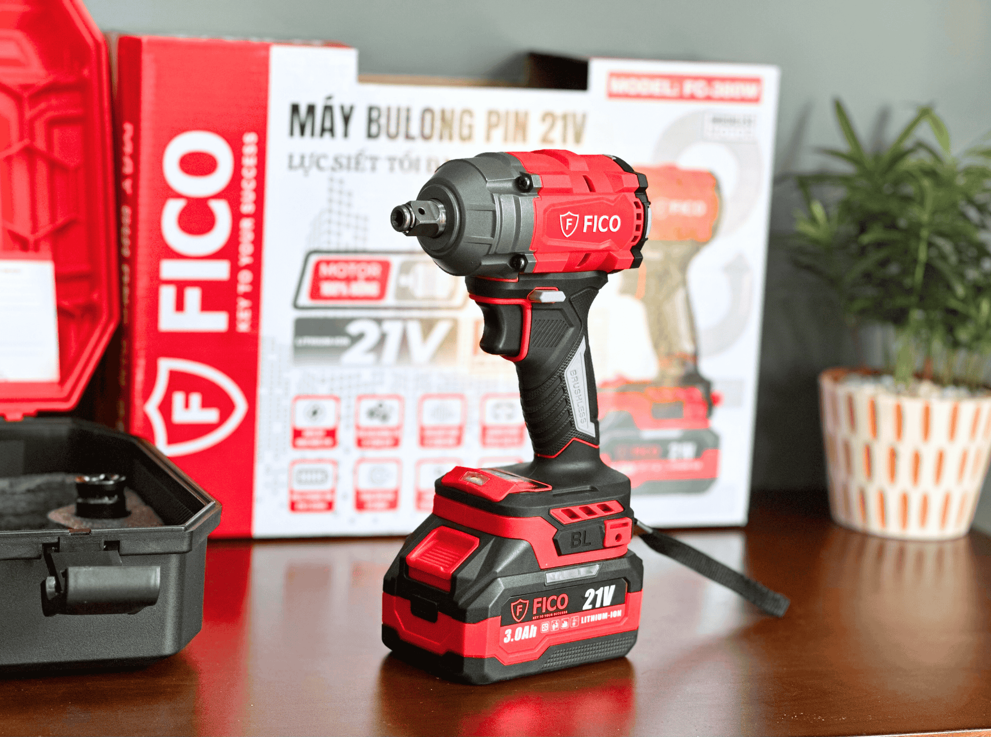 MÁY BULONG PIN 21V FICO | FC-380W