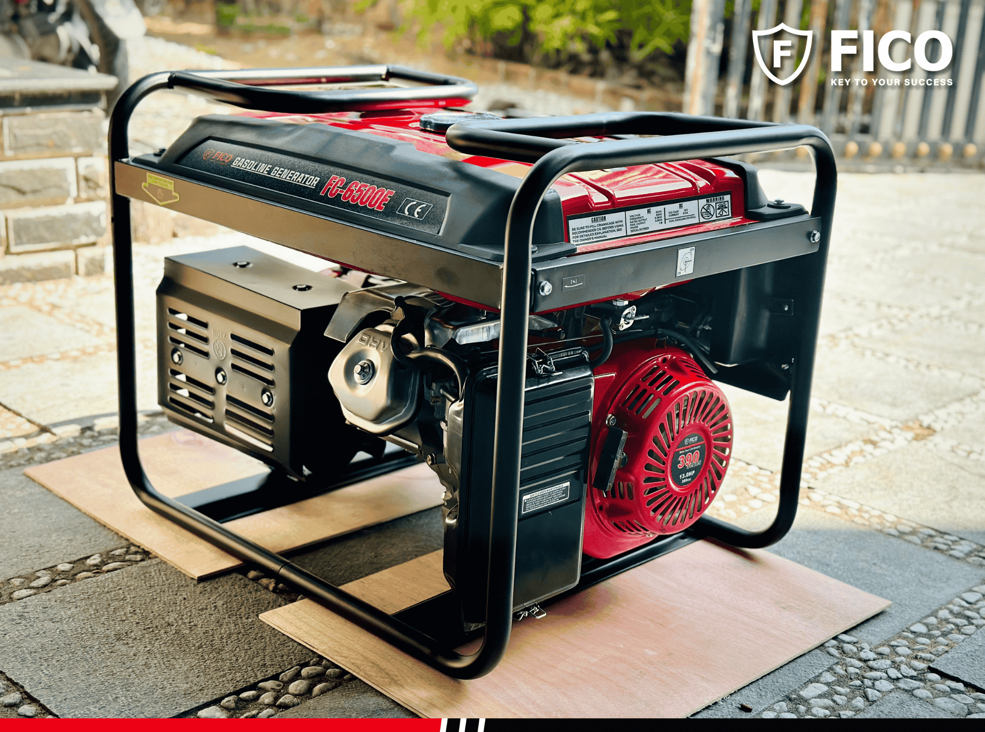 MÁY PHÁT ĐIỆN XĂNG FICO | FC-6500E