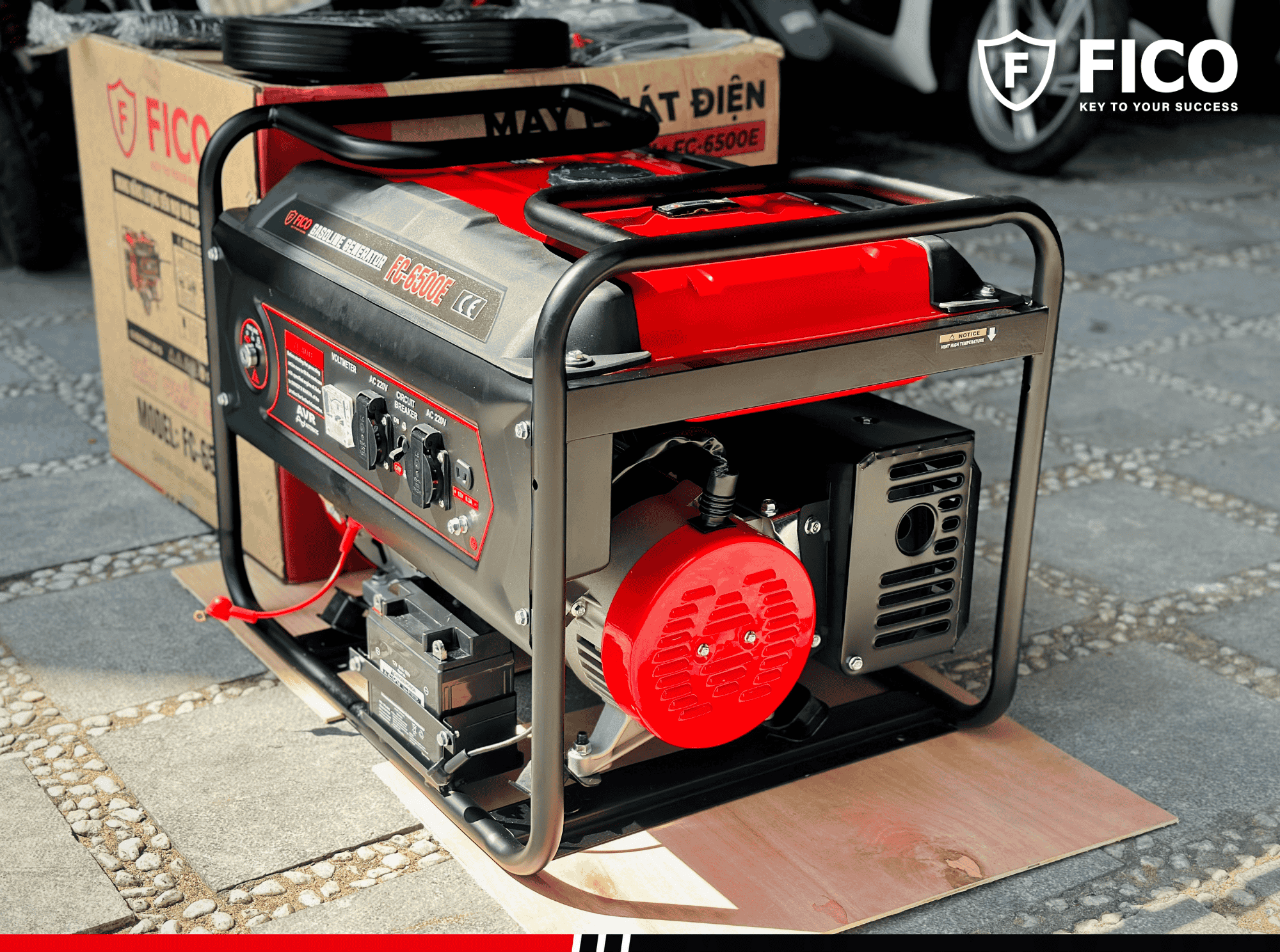 MÁY PHÁT ĐIỆN XĂNG FICO | FC-6500E