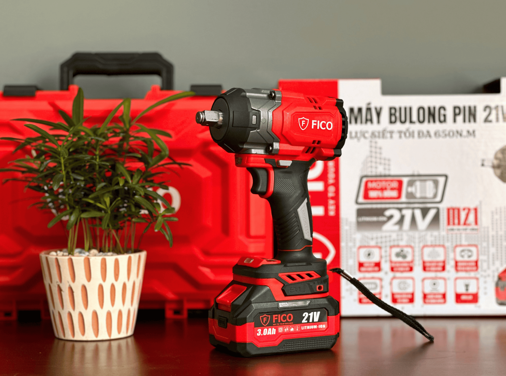 MÁY BULONG PIN 21V FICO | FC-800X