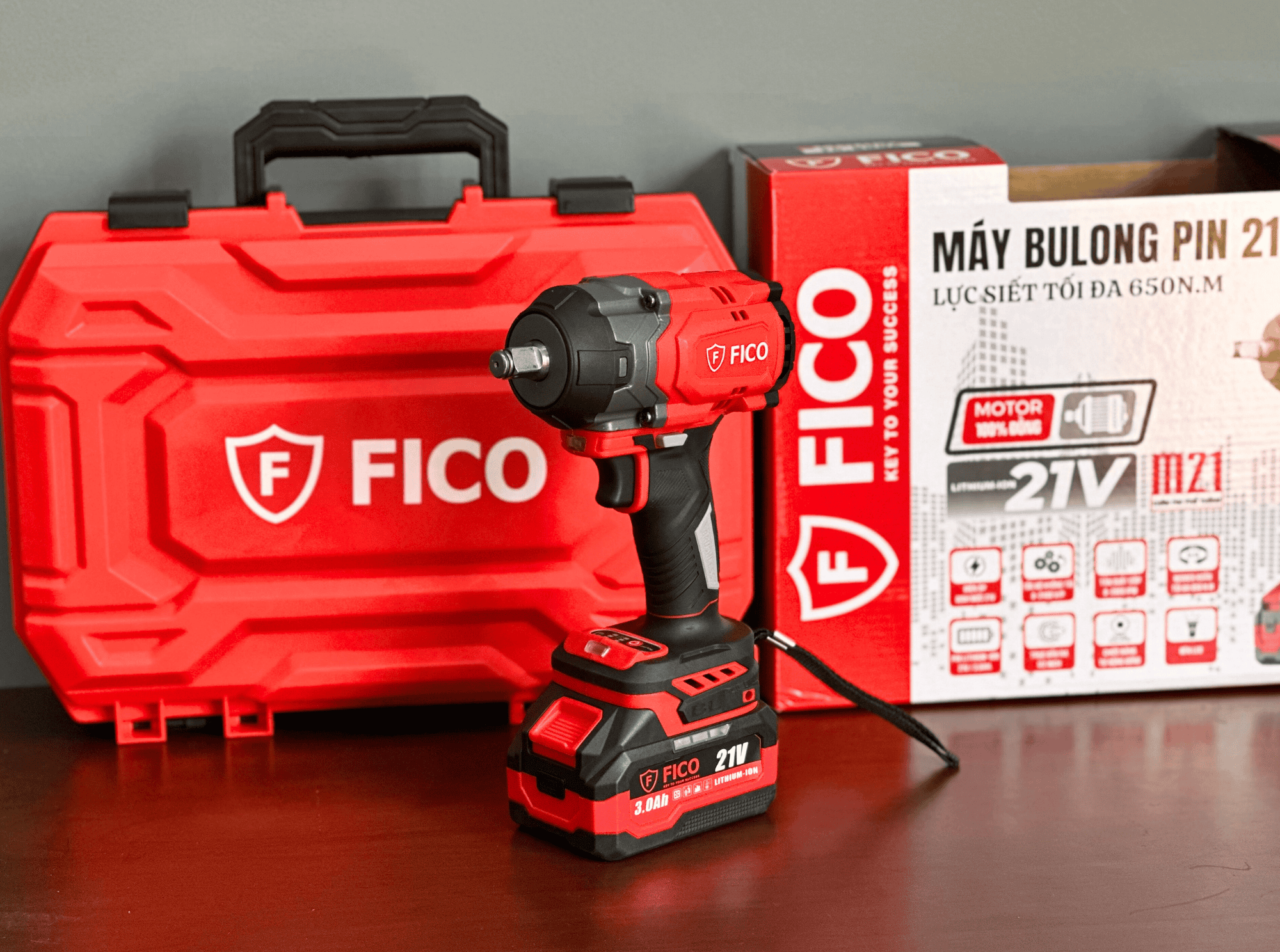 MÁY BULONG PIN 21V FICO | FC-800X