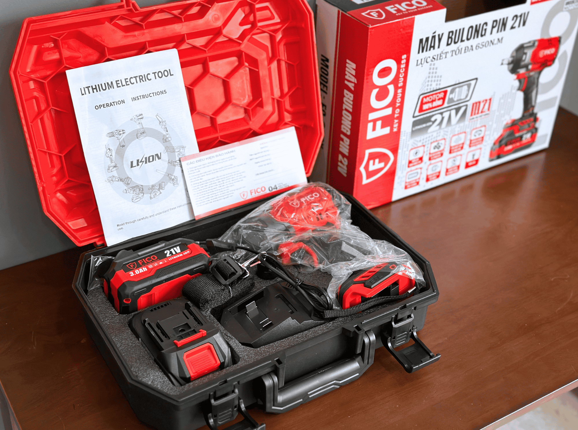 MÁY BULONG PIN 21V FICO | FC-800X