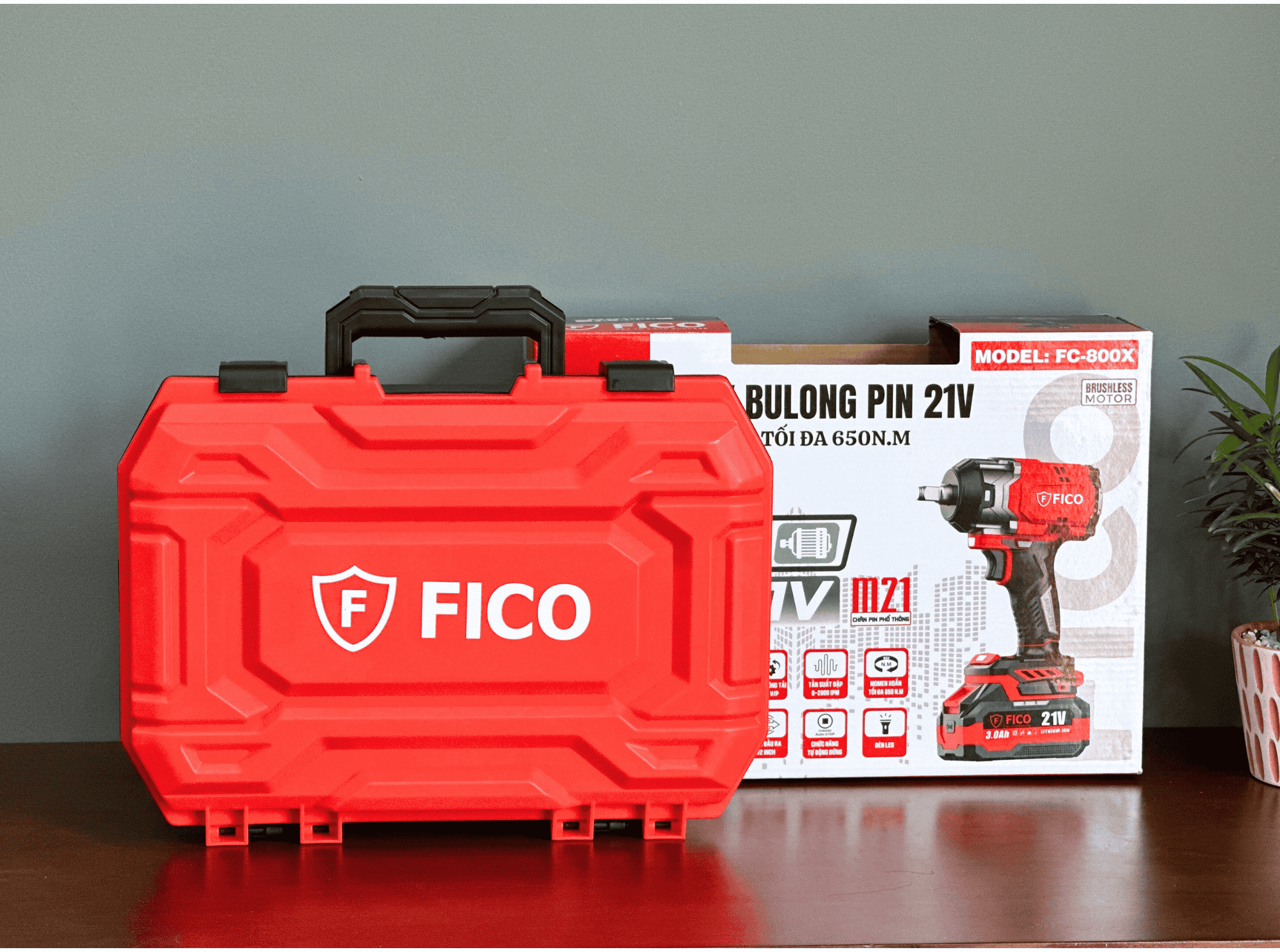 MÁY BULONG PIN 21V FICO | FC-800X