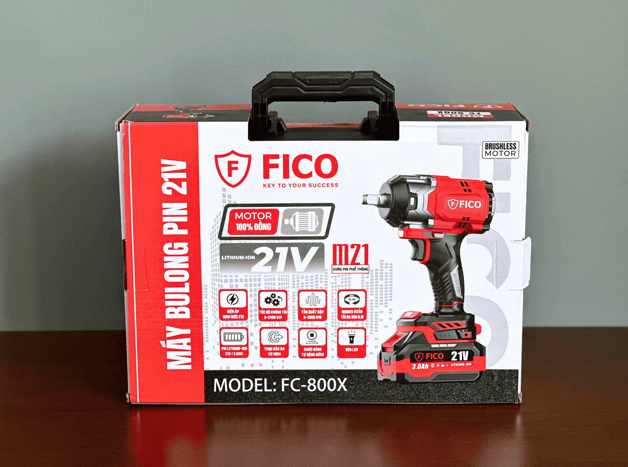 MÁY BULONG PIN 21V FICO | FC-800X