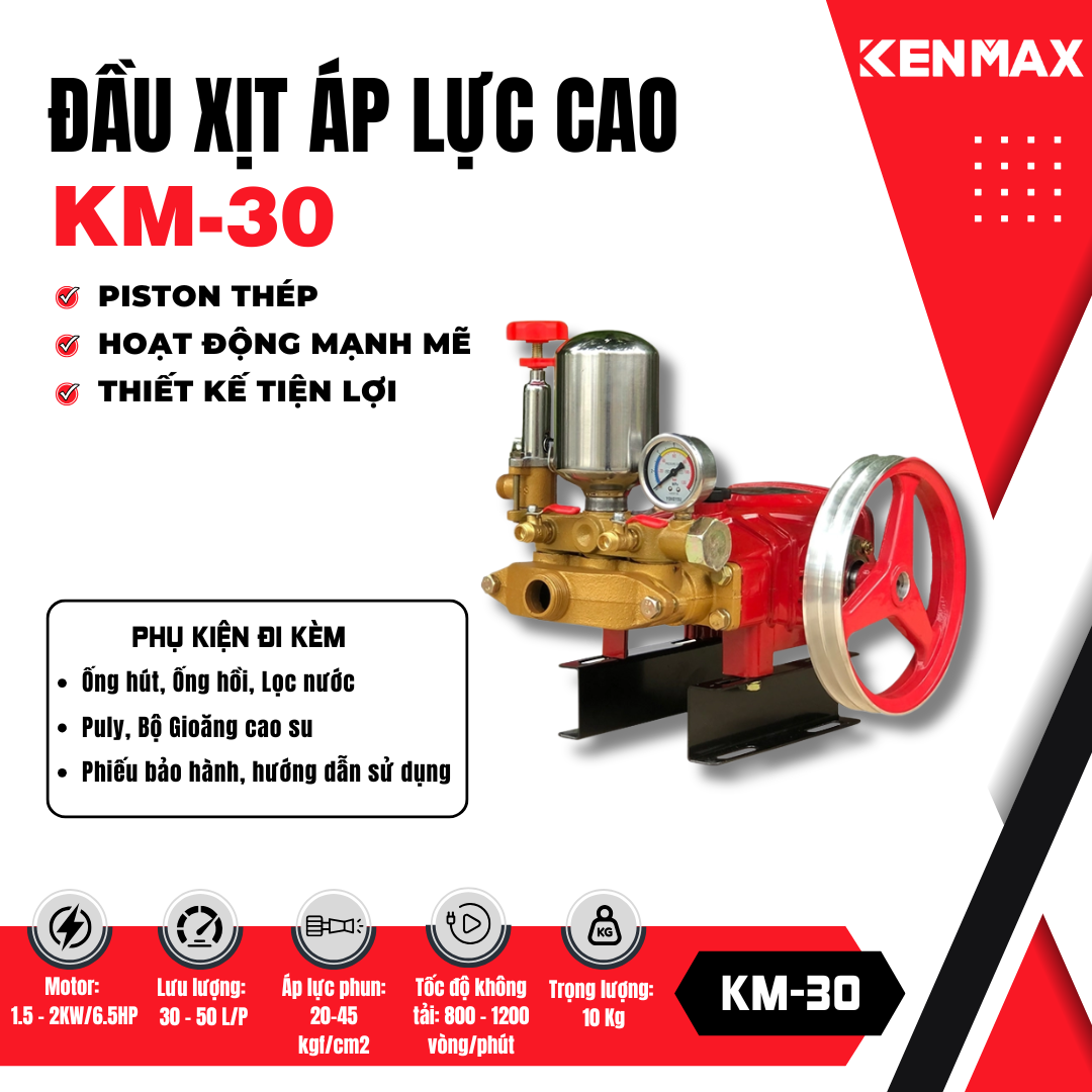 Đầu xịt cao áp KENMAX | KM-30