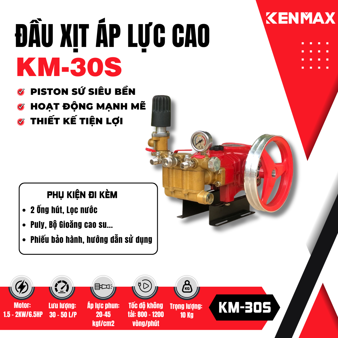 Đầu xịt cao áp KENMAX | KM-30S