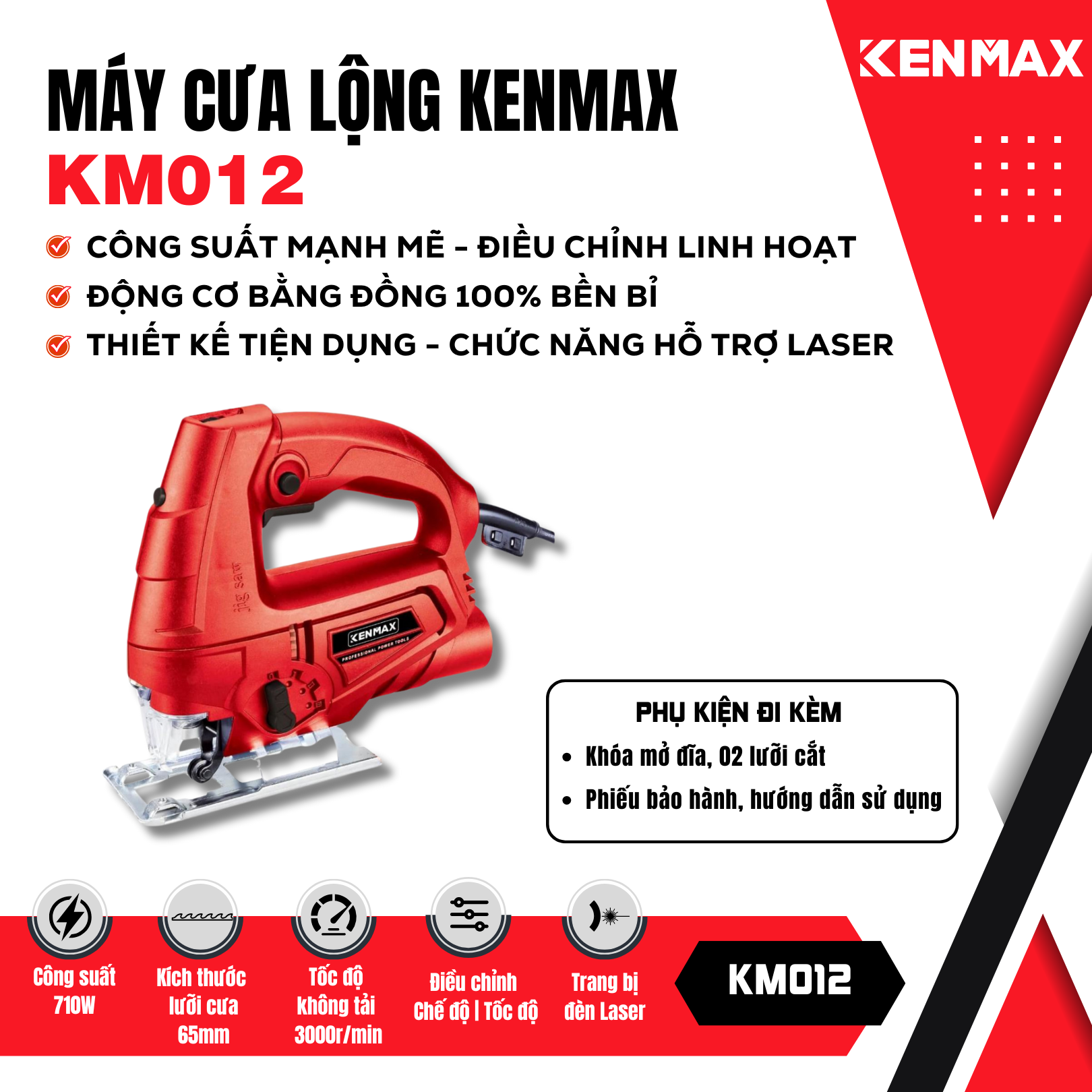 Máy cưa lộng KENMAX | KM012