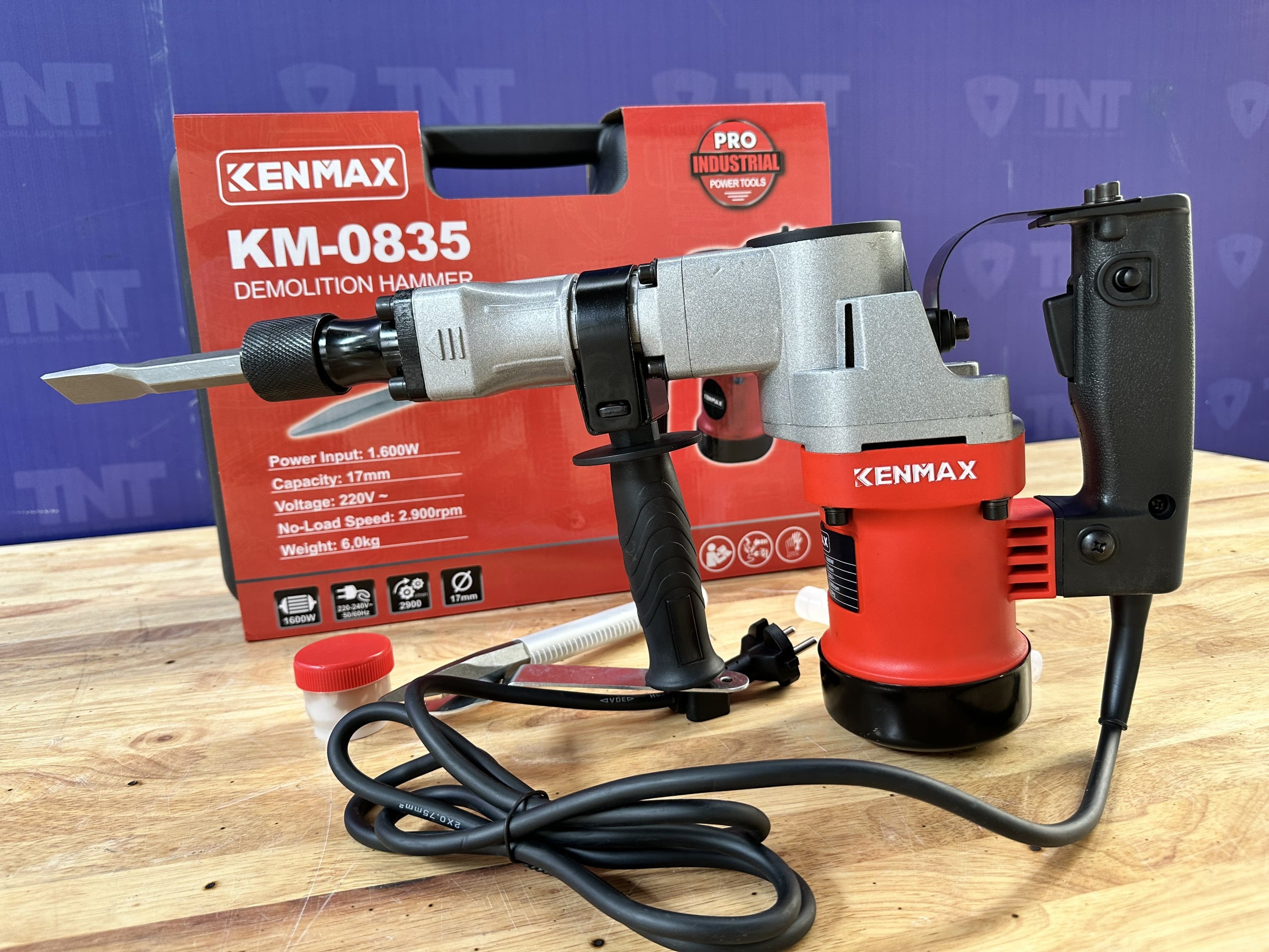 Máy đục 17 ly KM-0835