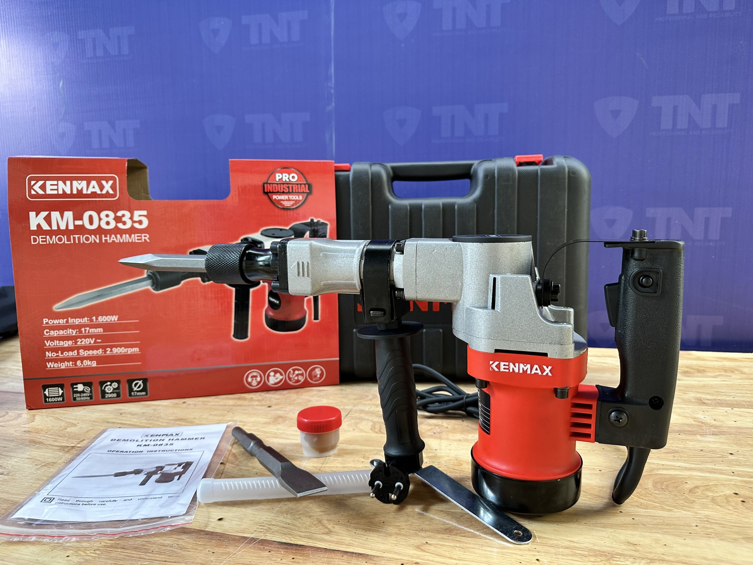 Máy đục 17 ly KM-0835