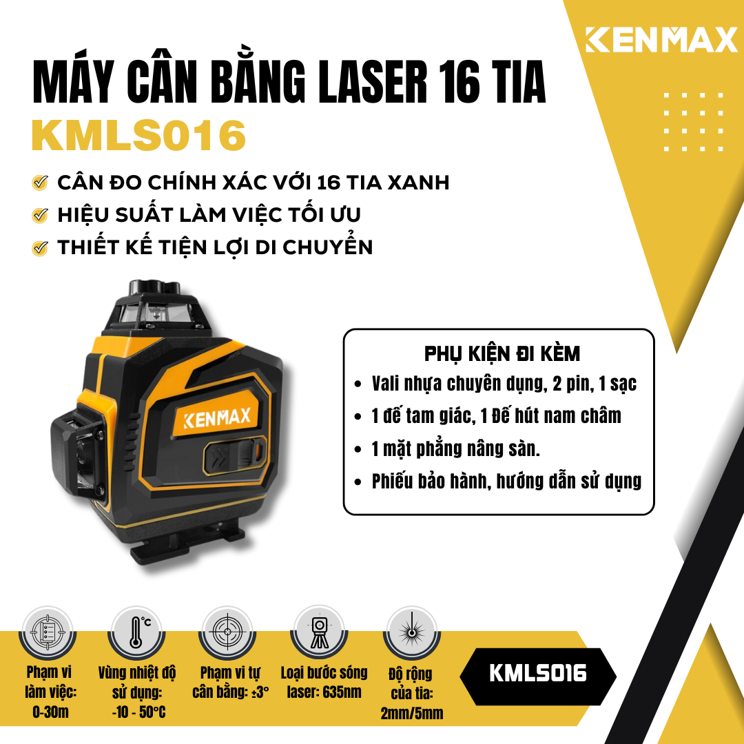 Máy cân bằng tia laser KMLS016