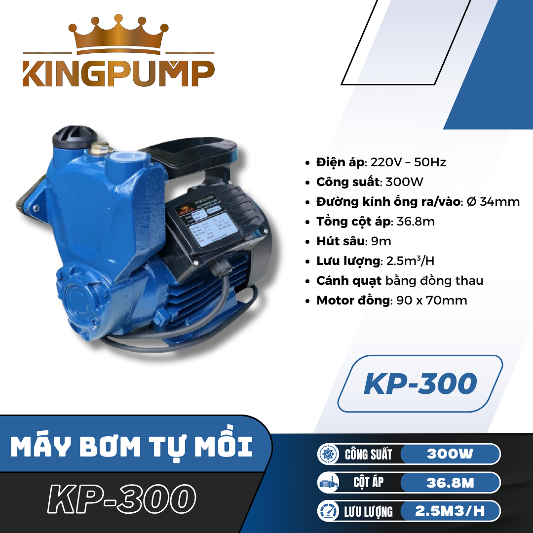 MÁY BƠM TỰ MỒI KP-300