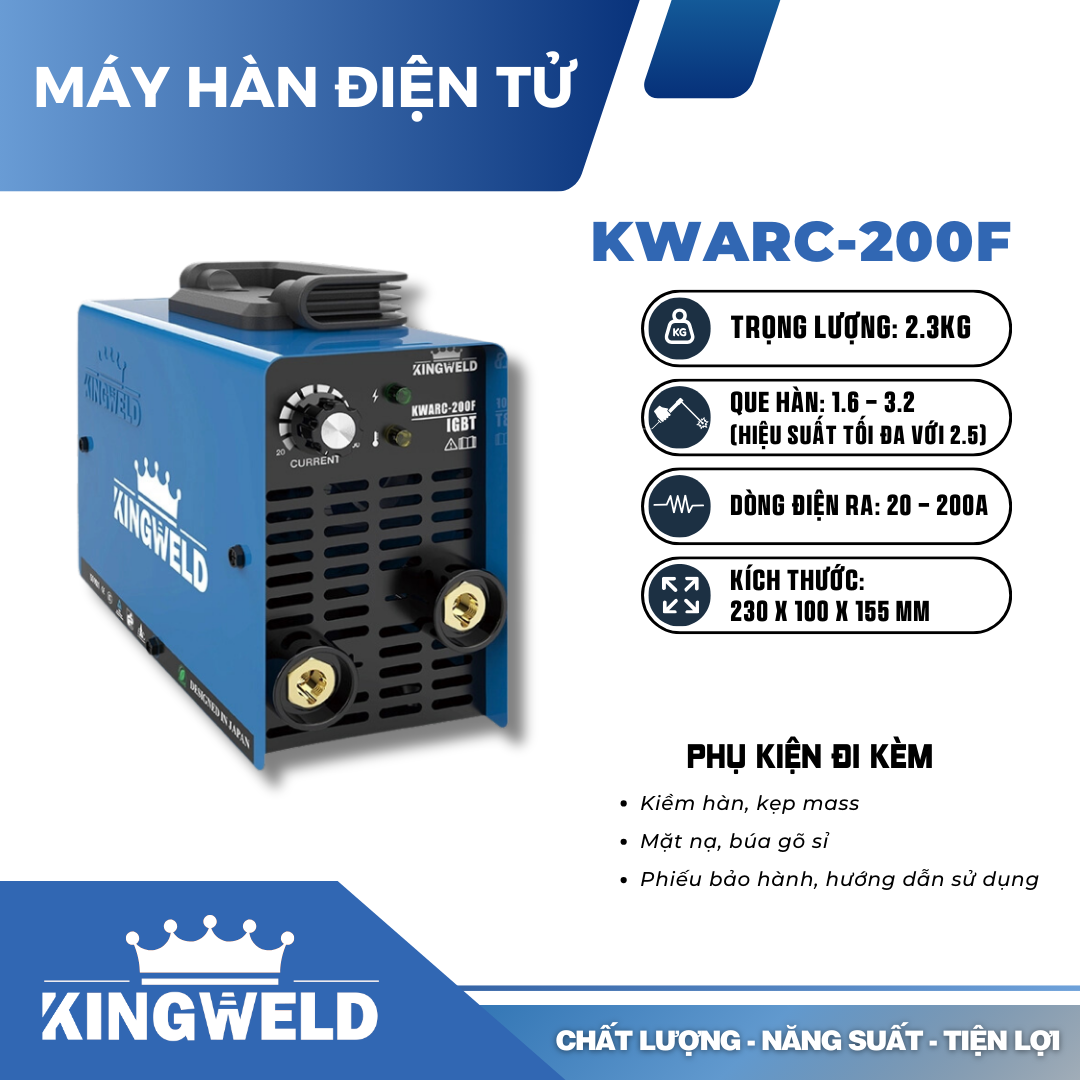 Máy hàn điện tử KWARC-200F