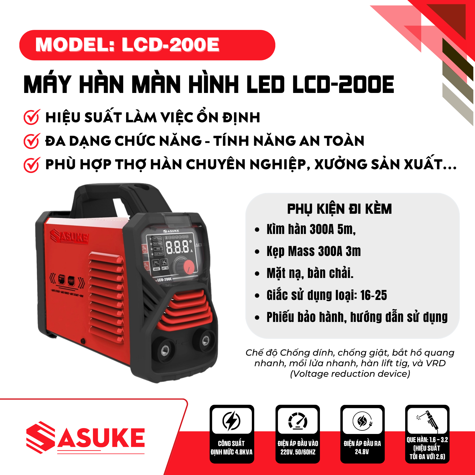 Máy hàn màn hình LED LCD-200E