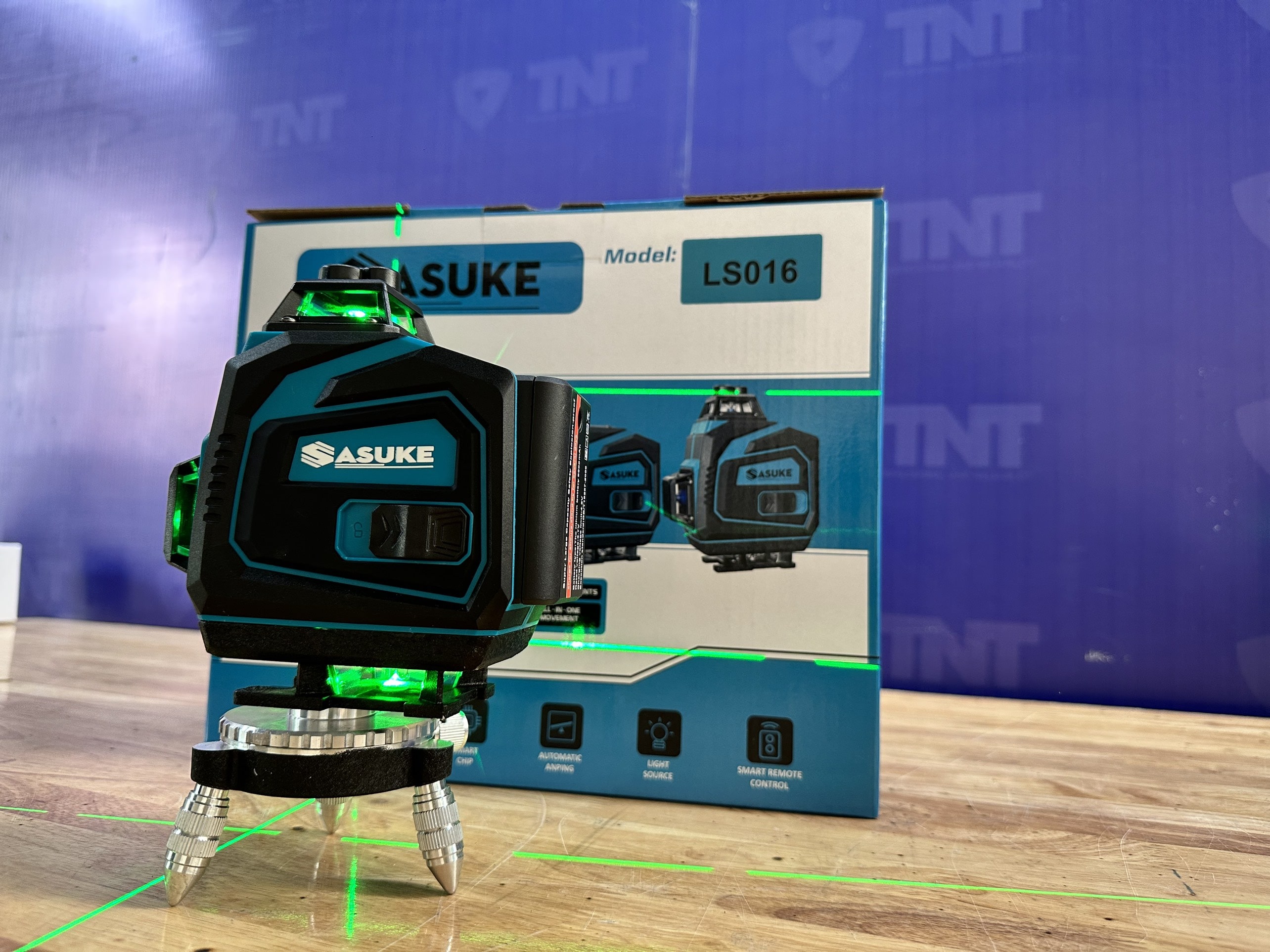 Máy cân bằng tia Laser 16 tia xanh LS016