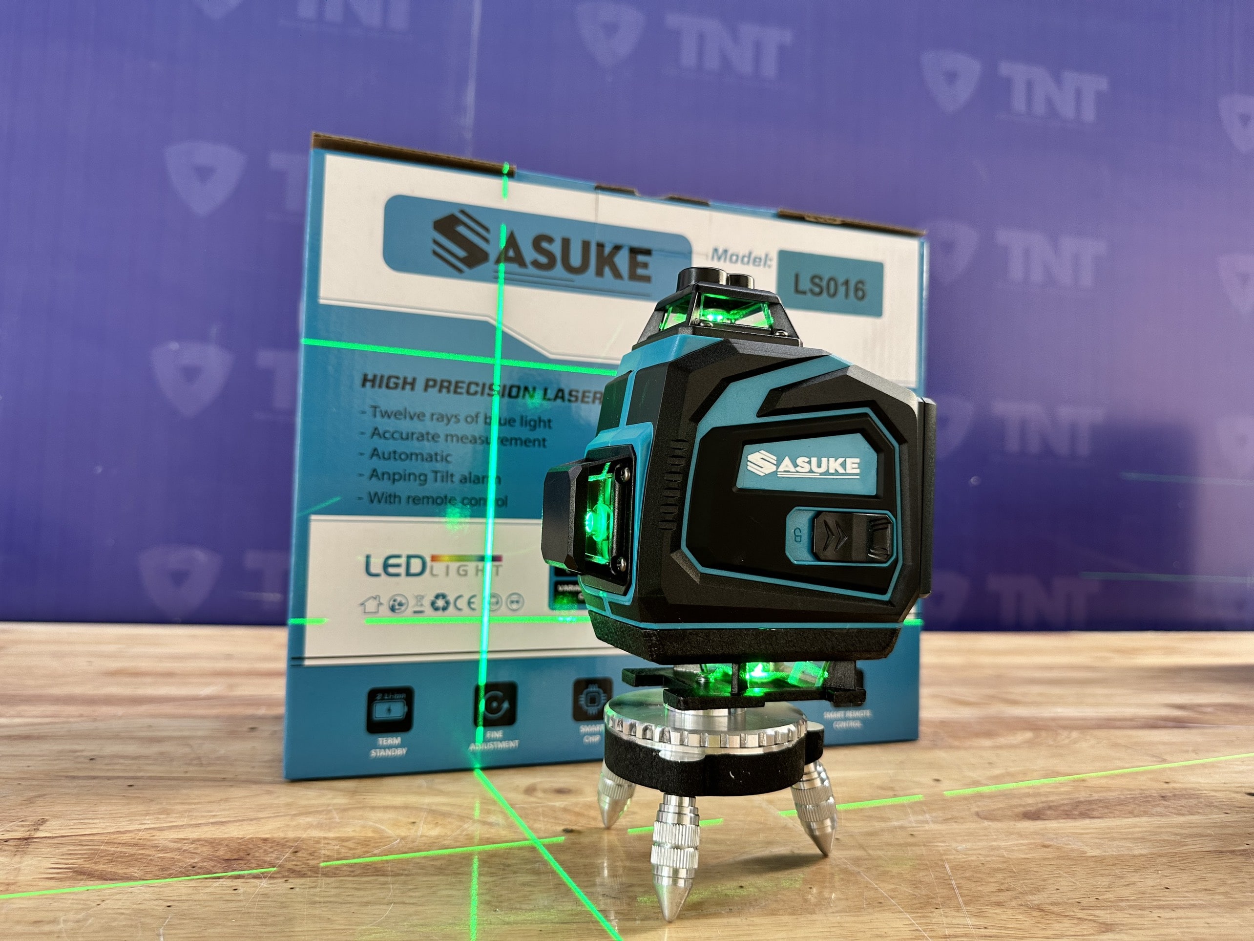 Máy cân bằng tia Laser 16 tia xanh LS016