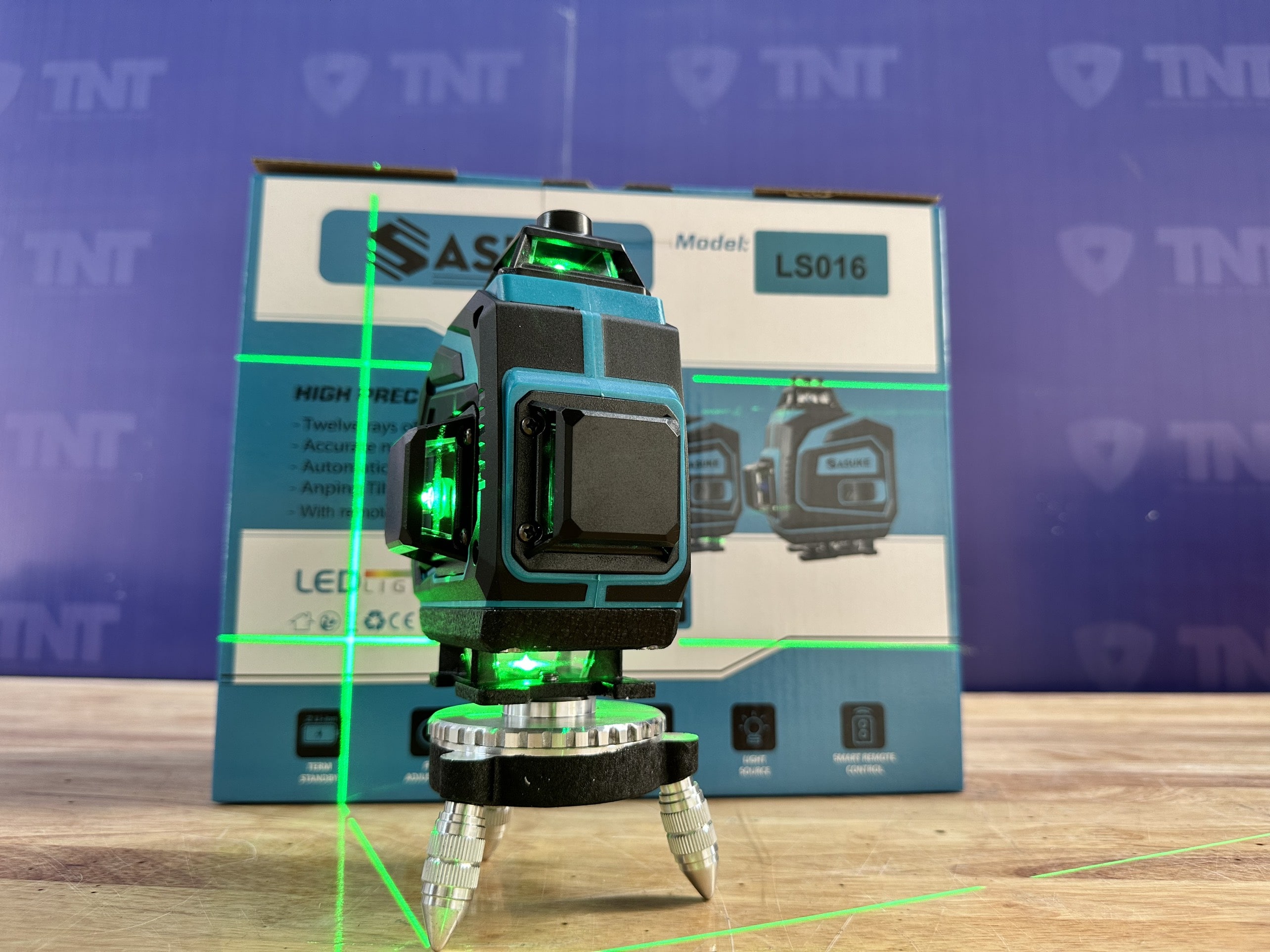 Máy cân bằng tia Laser 16 tia xanh LS016