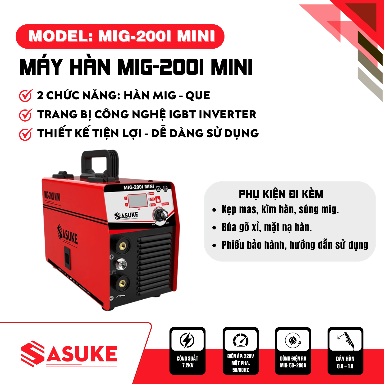 Máy hàn MIG-200I MINI