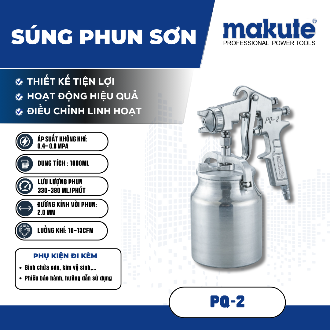 Súng phun sơn Makute PQ-2