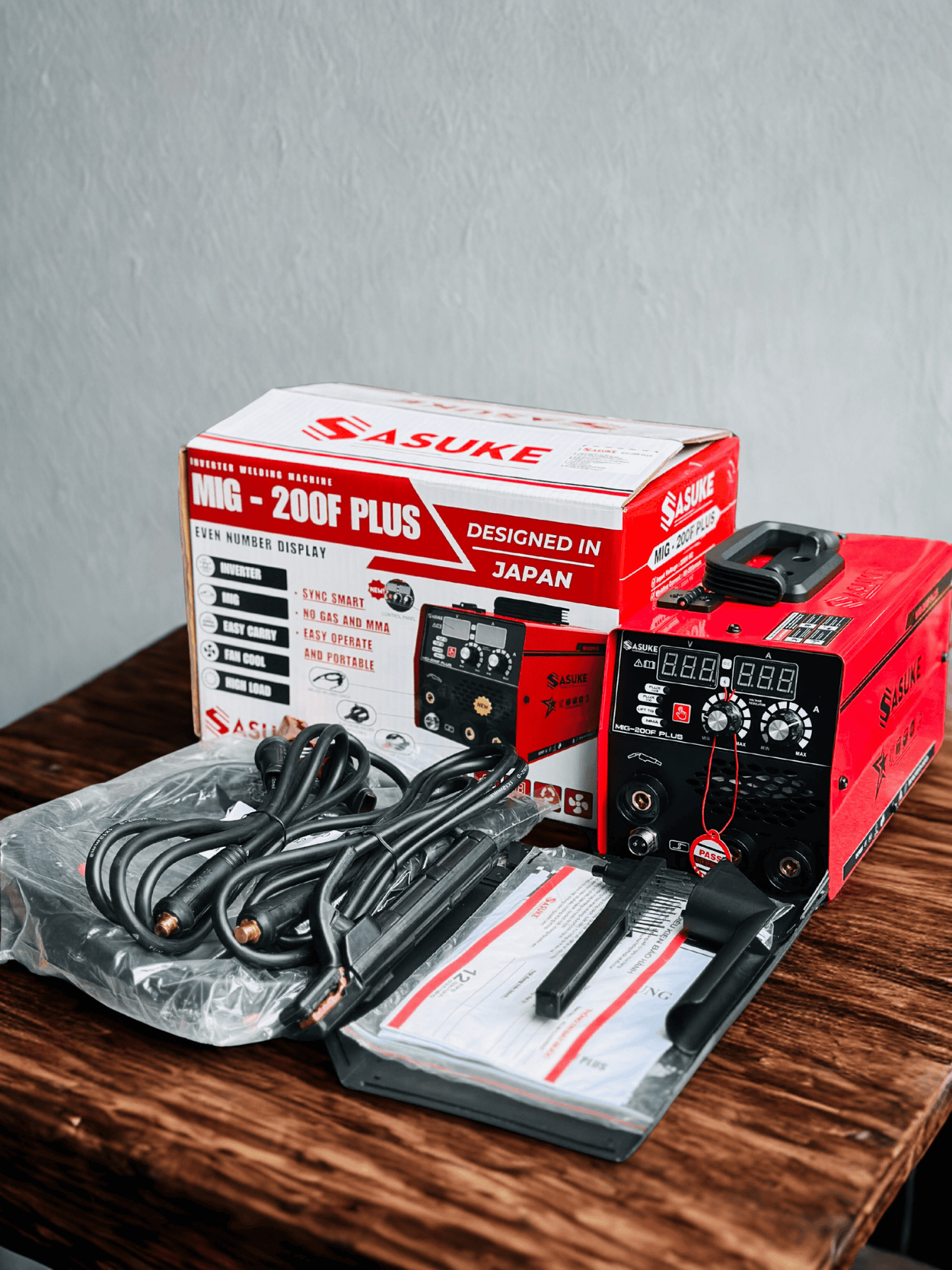 MÁY HÀN 2 CHỨC NĂNG SASUKE | MIG-200F PLUS