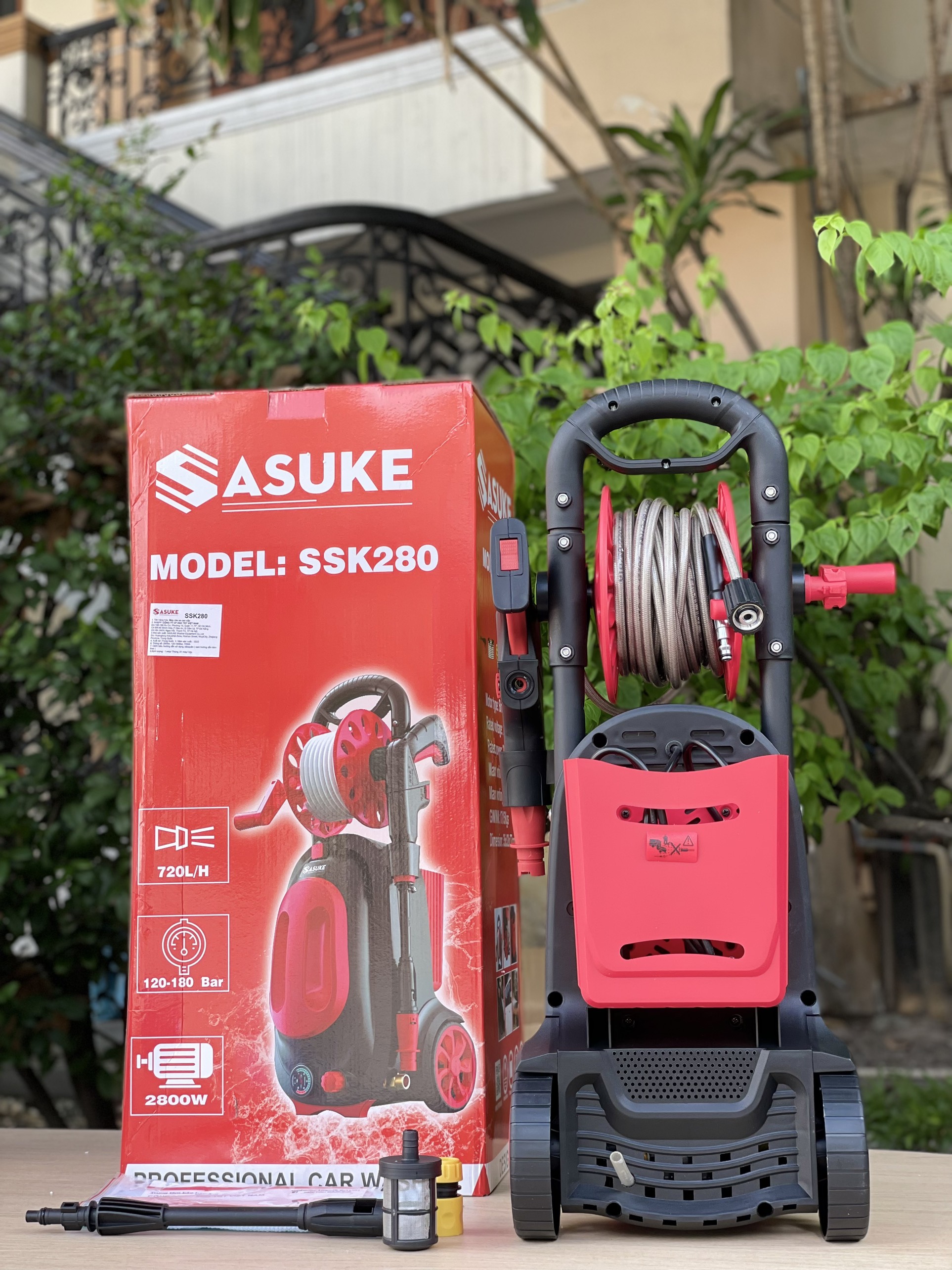 Máy xịt rửa xe cao cấp SSK280