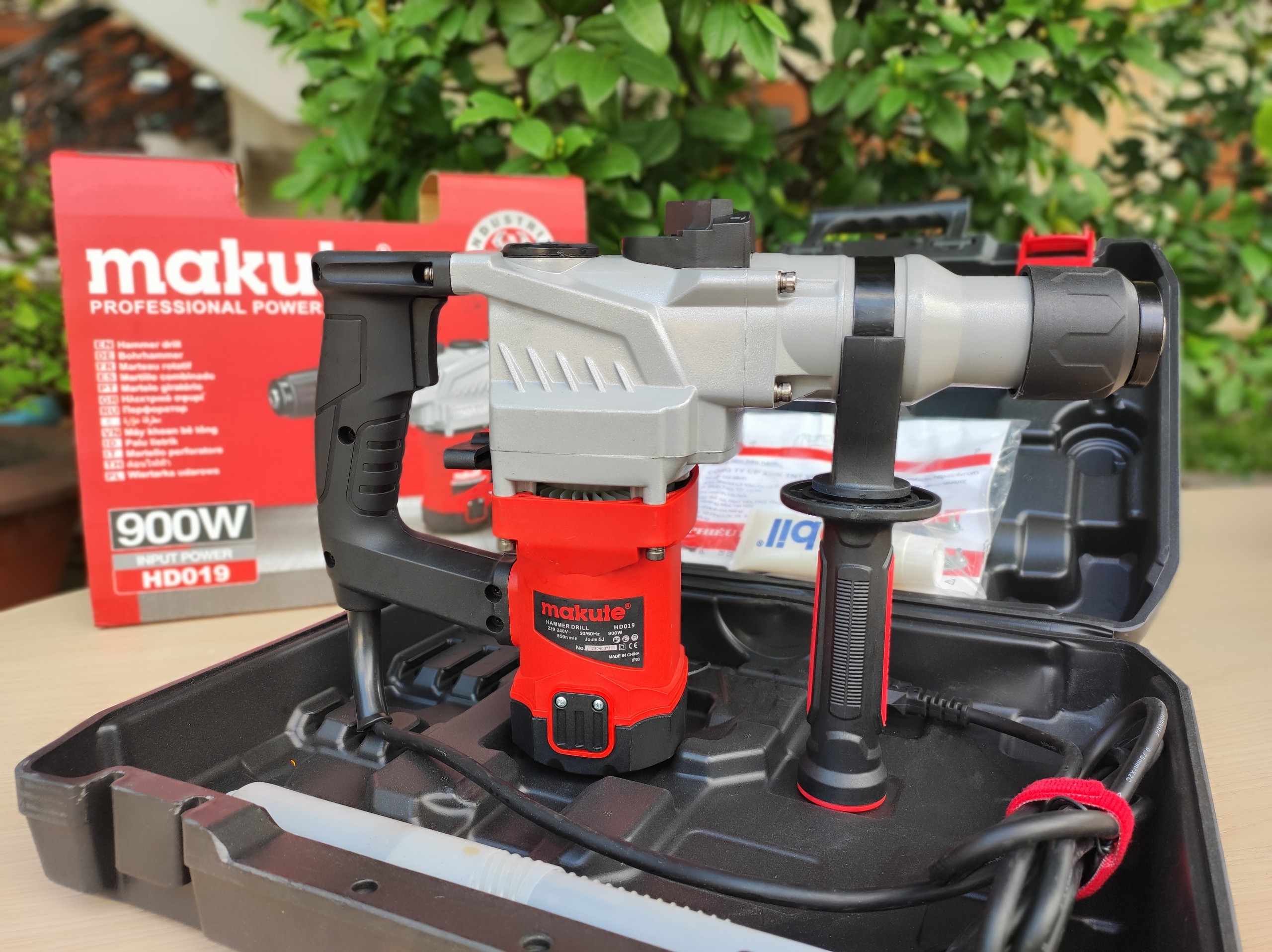 Máy khoan đục (14ly) HD019 RED