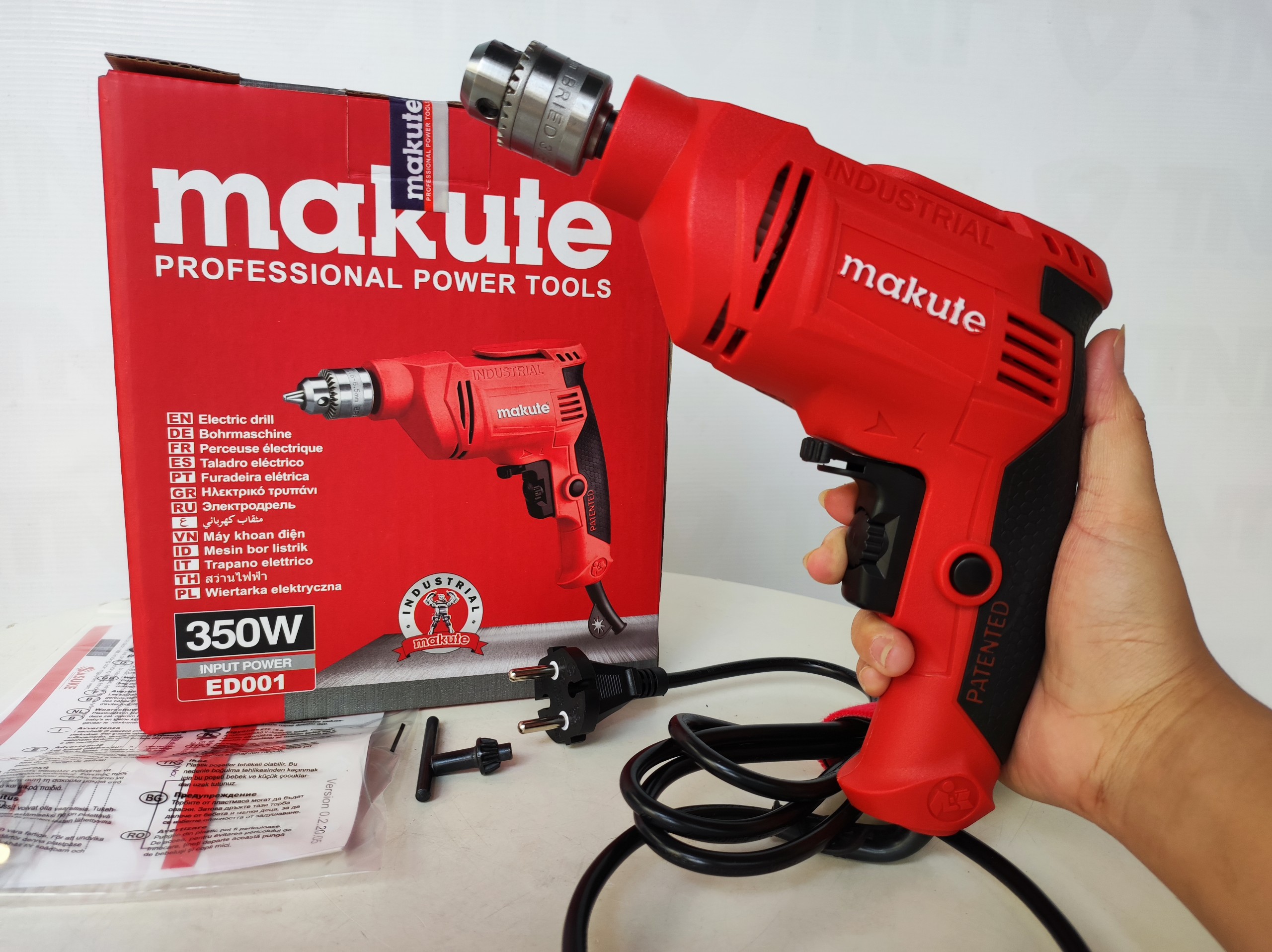 Máy khoan điện ED001 RED