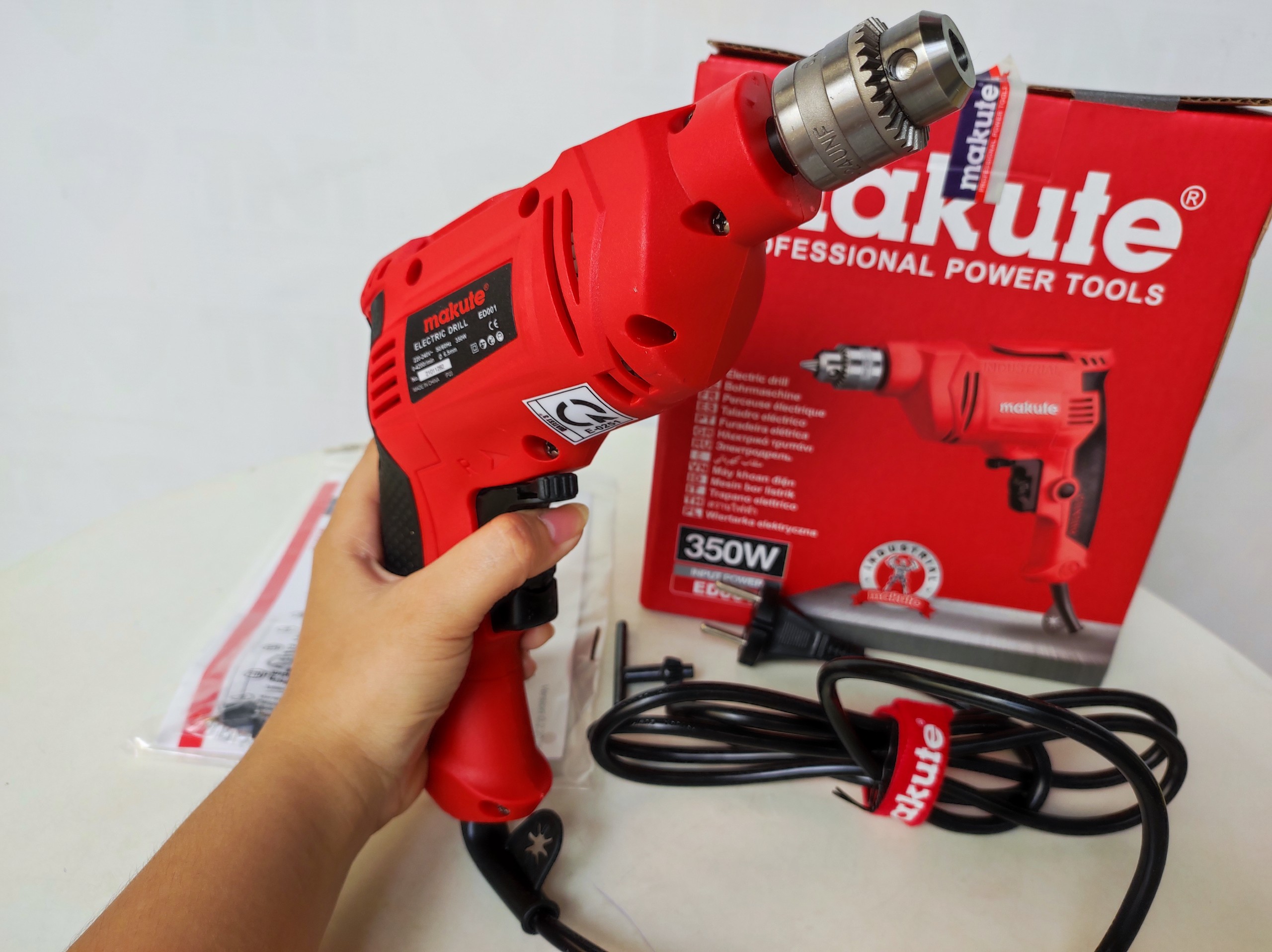 Máy khoan điện ED001 RED