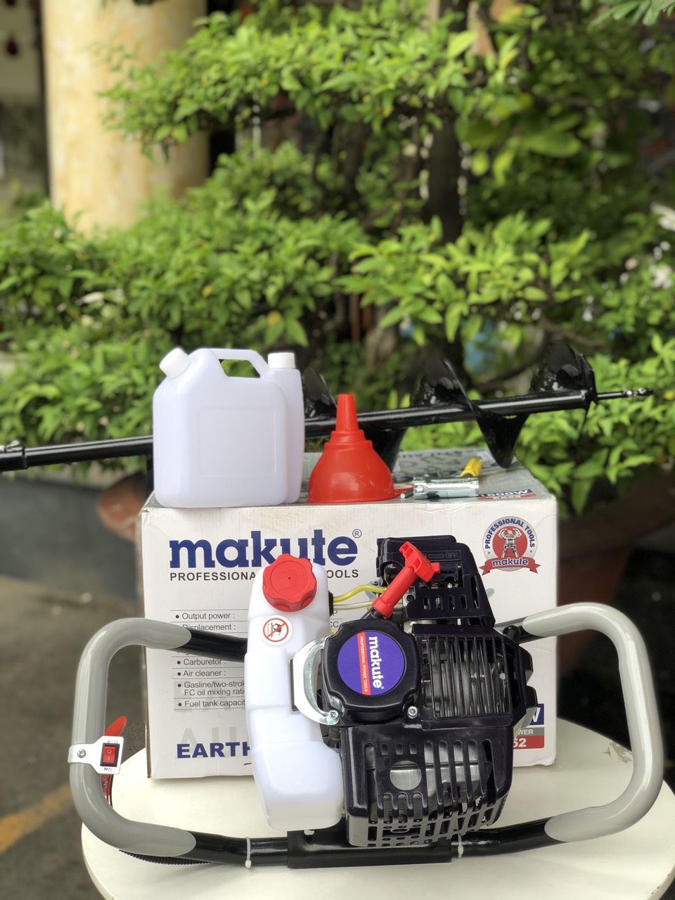 Máy Khoan đất EA52 + MŨI  ĐÔI 150MM