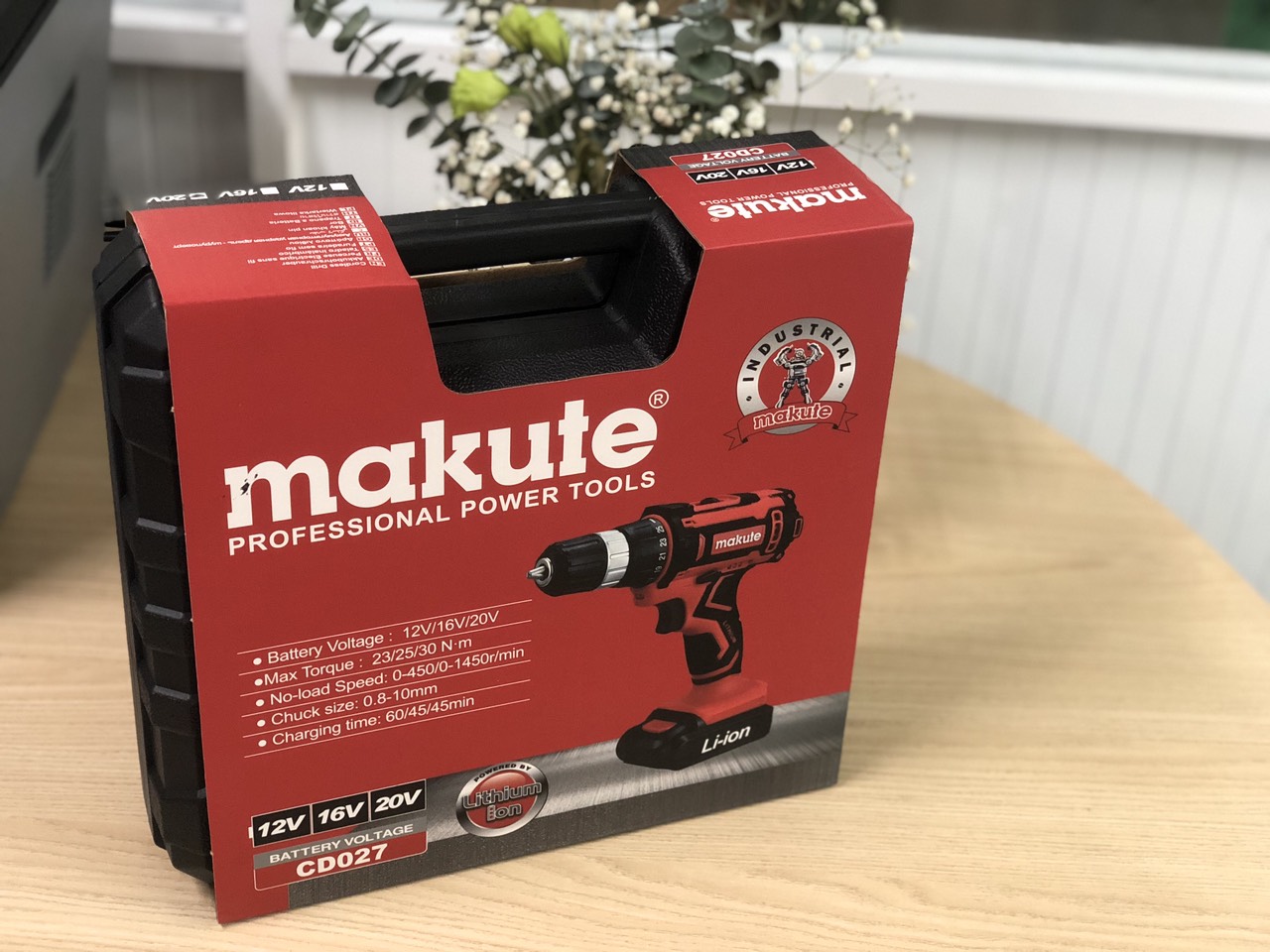 Máy khoan pin LI-ION CD027 RED (CD127) (12V)