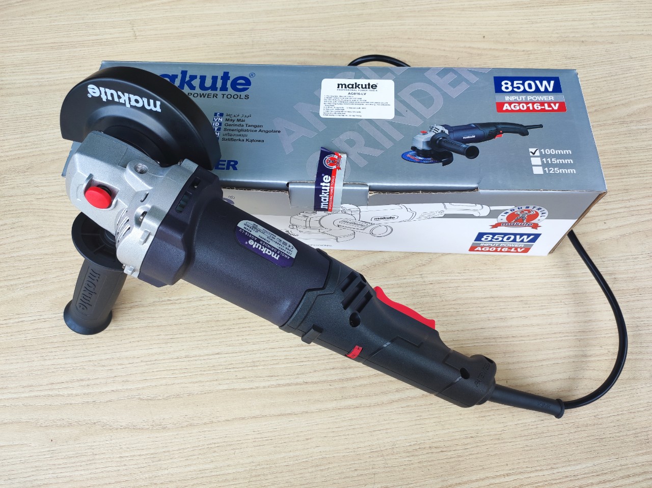 Máy mài tay dài AG016-LV (chỉnh tốc)