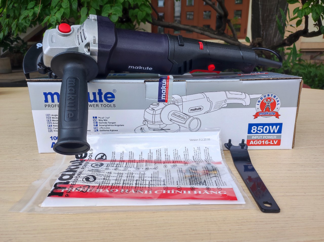 Máy mài tay dài AG016-LV (chỉnh tốc)