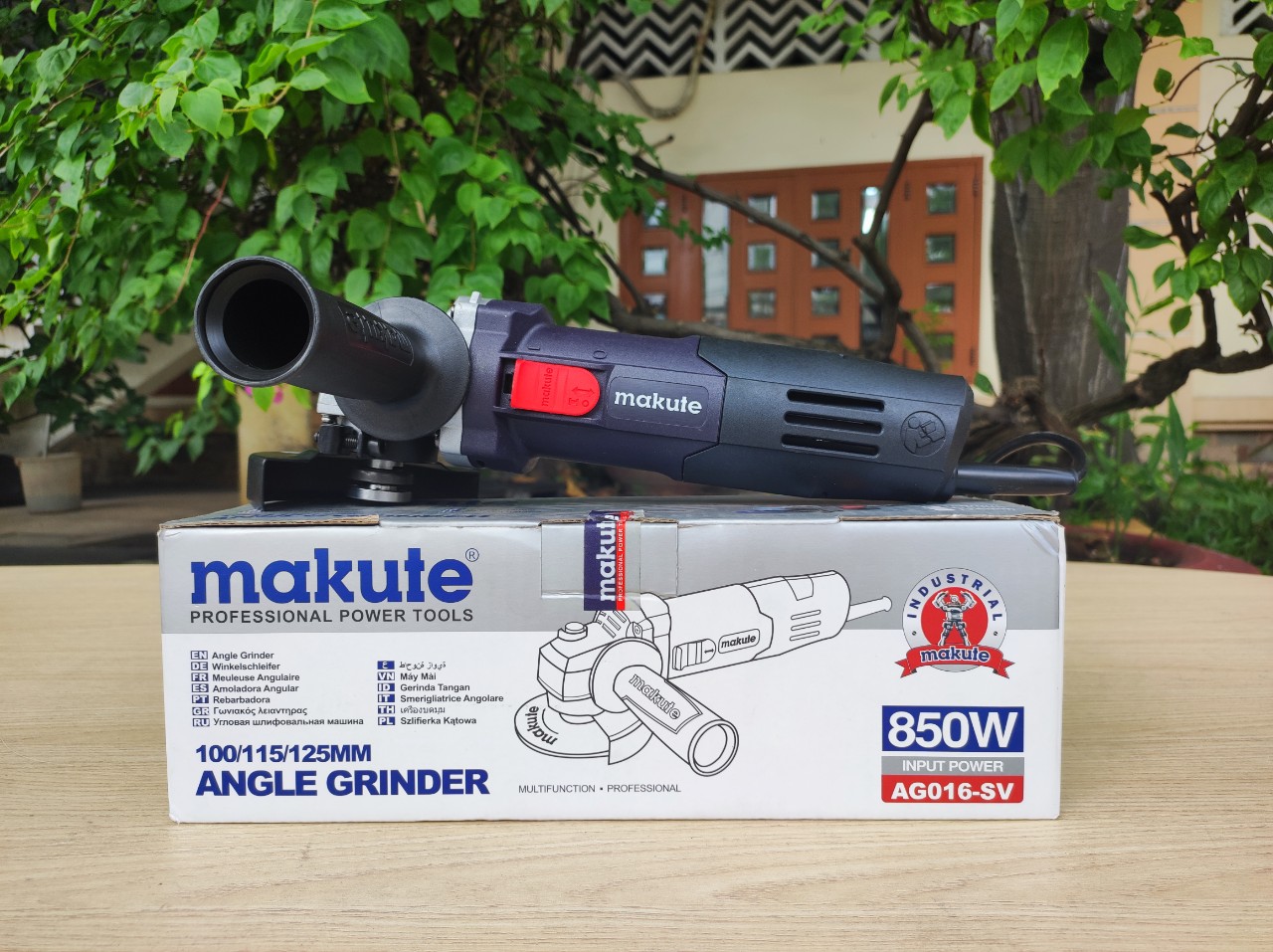 Máy mài (công tắc hông) AG016-SV (chỉnh tốc)