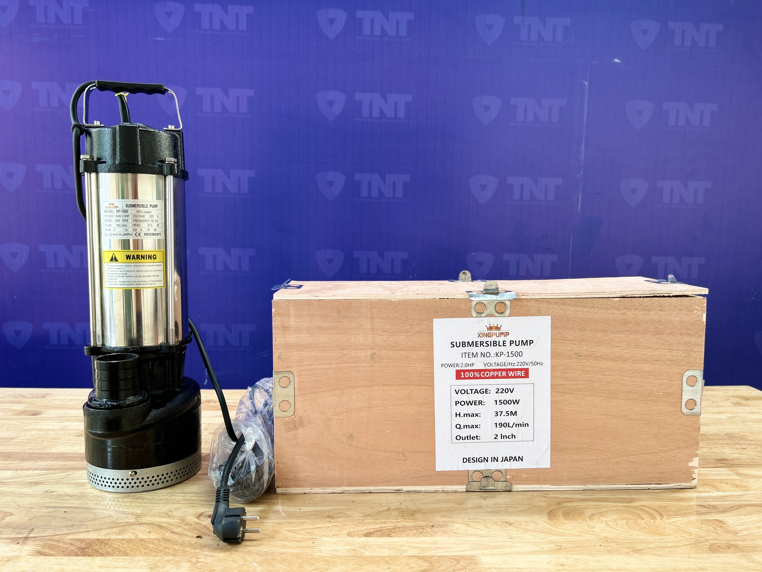 MÁY BƠM CHÌM KP-1500 (NƯỚC SẠCH)