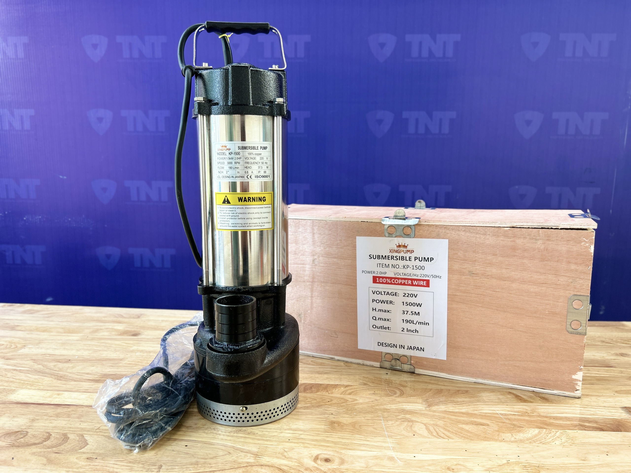 MÁY BƠM CHÌM KP-1500 (NƯỚC SẠCH)