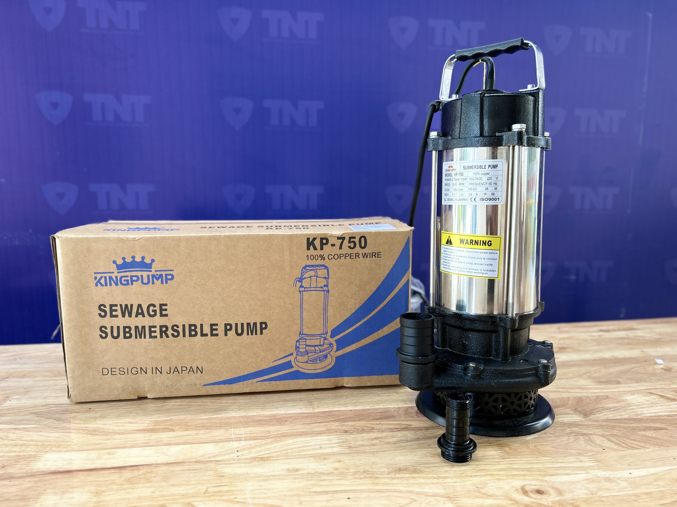 MÁY BƠM CHÌM KP-750 (NƯỚC SẠCH)