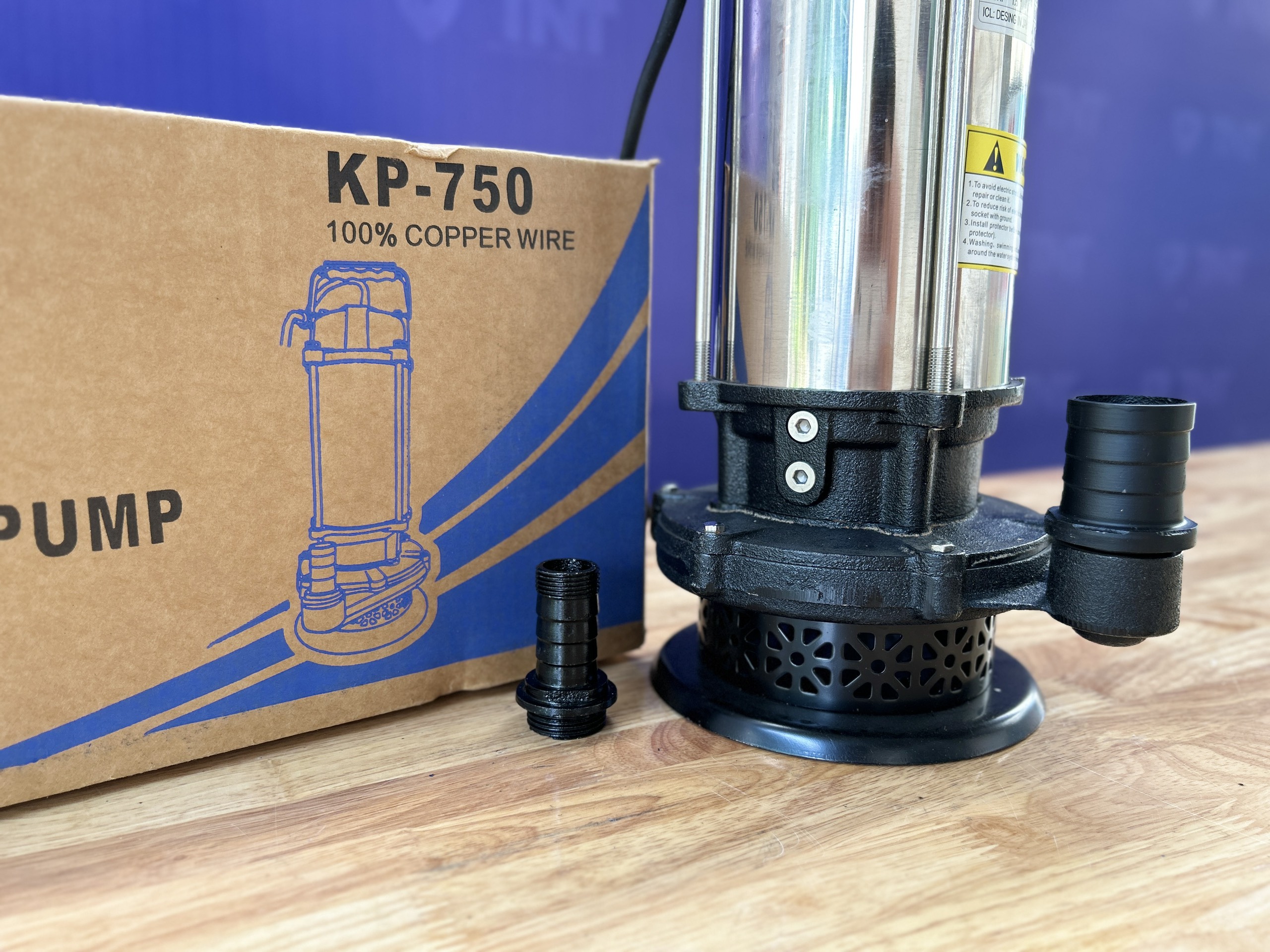 MÁY BƠM CHÌM KP-750 (NƯỚC SẠCH)