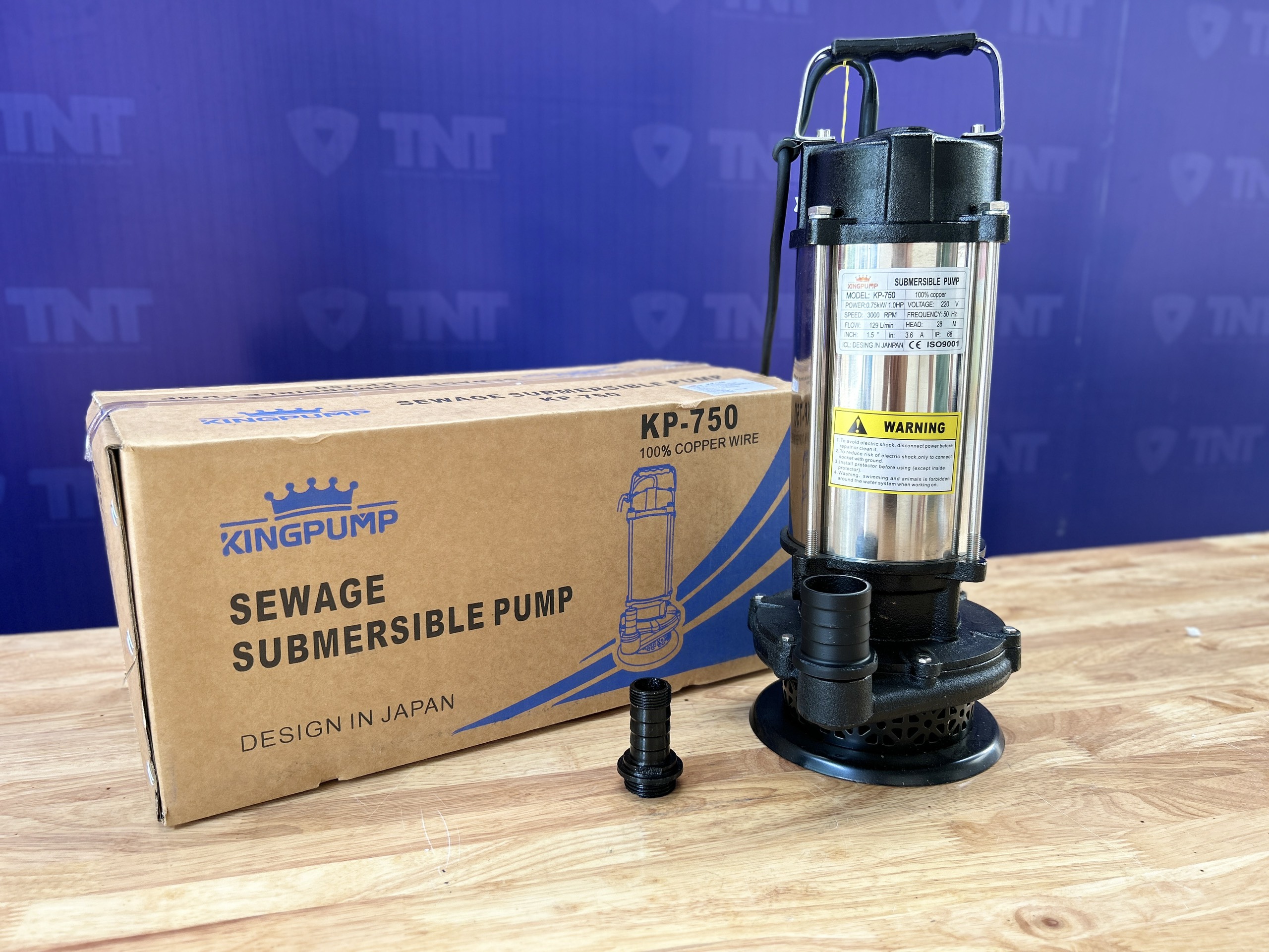 MÁY BƠM CHÌM KP-750 (NƯỚC SẠCH)