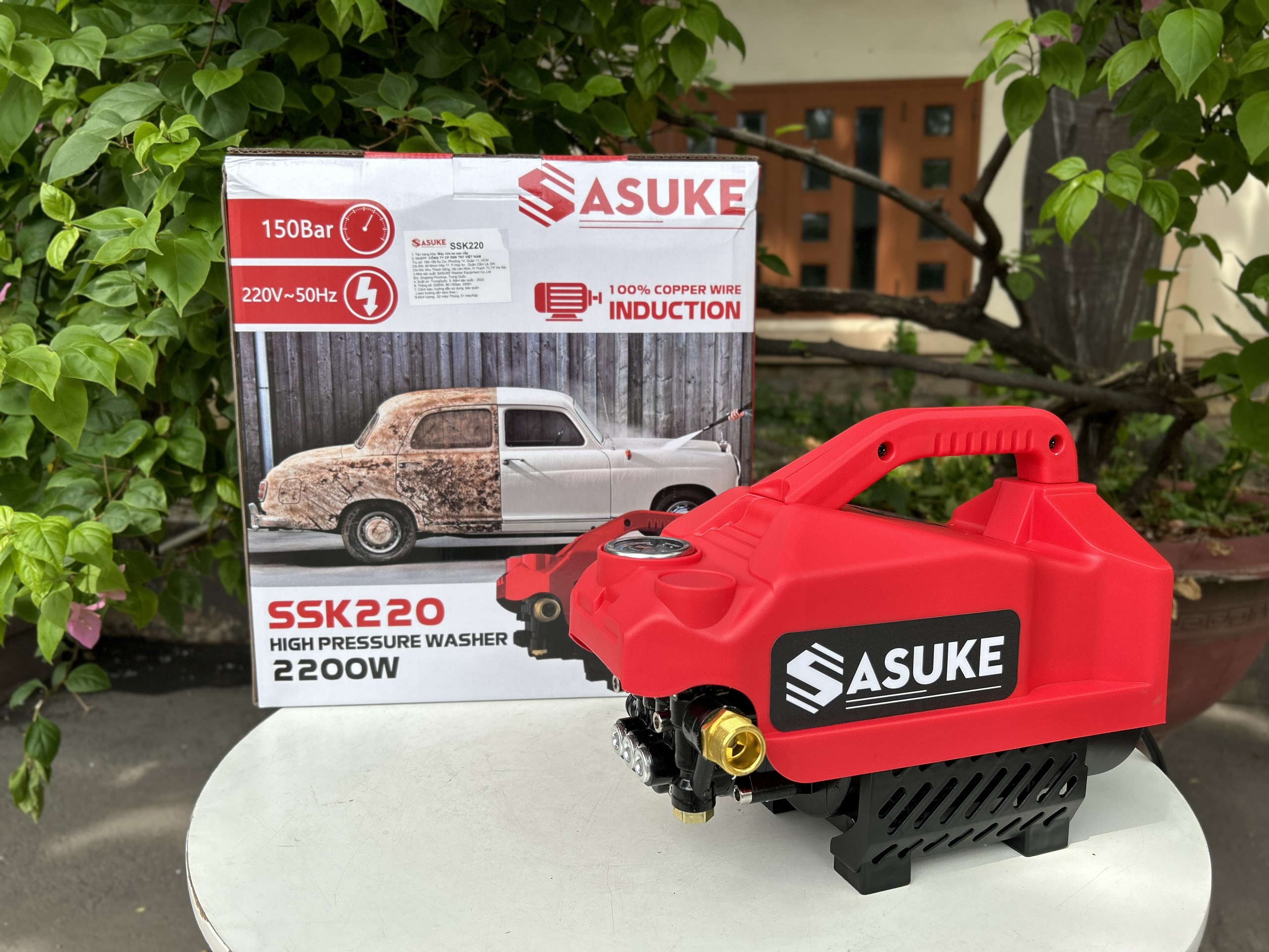 Máy xịt rửa xe cao cấp SSK220