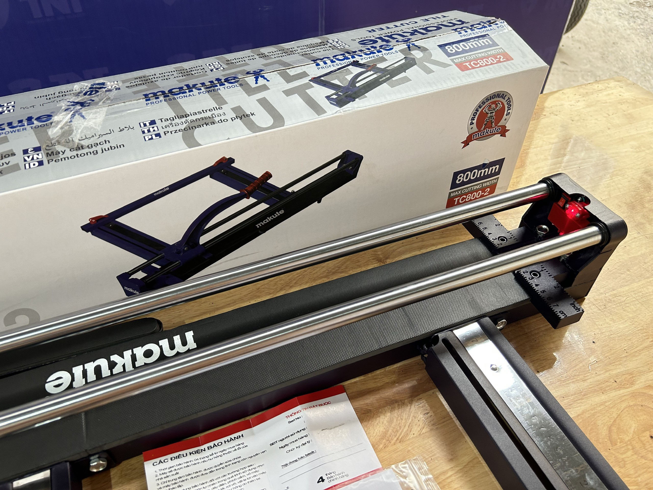 Bàn cắt gạch đẩy tay  TC800-2