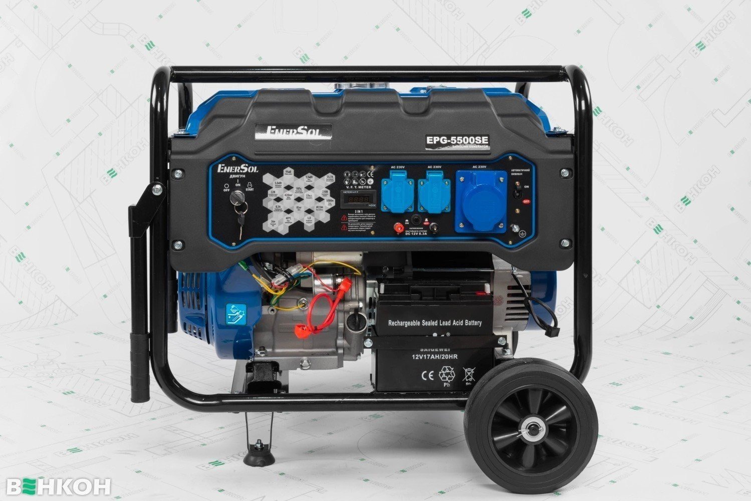 Máy phát điện chạy xăng ENERSOL | EPG-5500SE