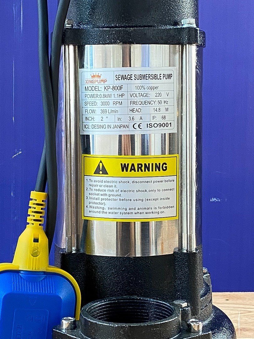 MÁY BƠM CHÌM KP-800F (NƯỚC SẠCH)