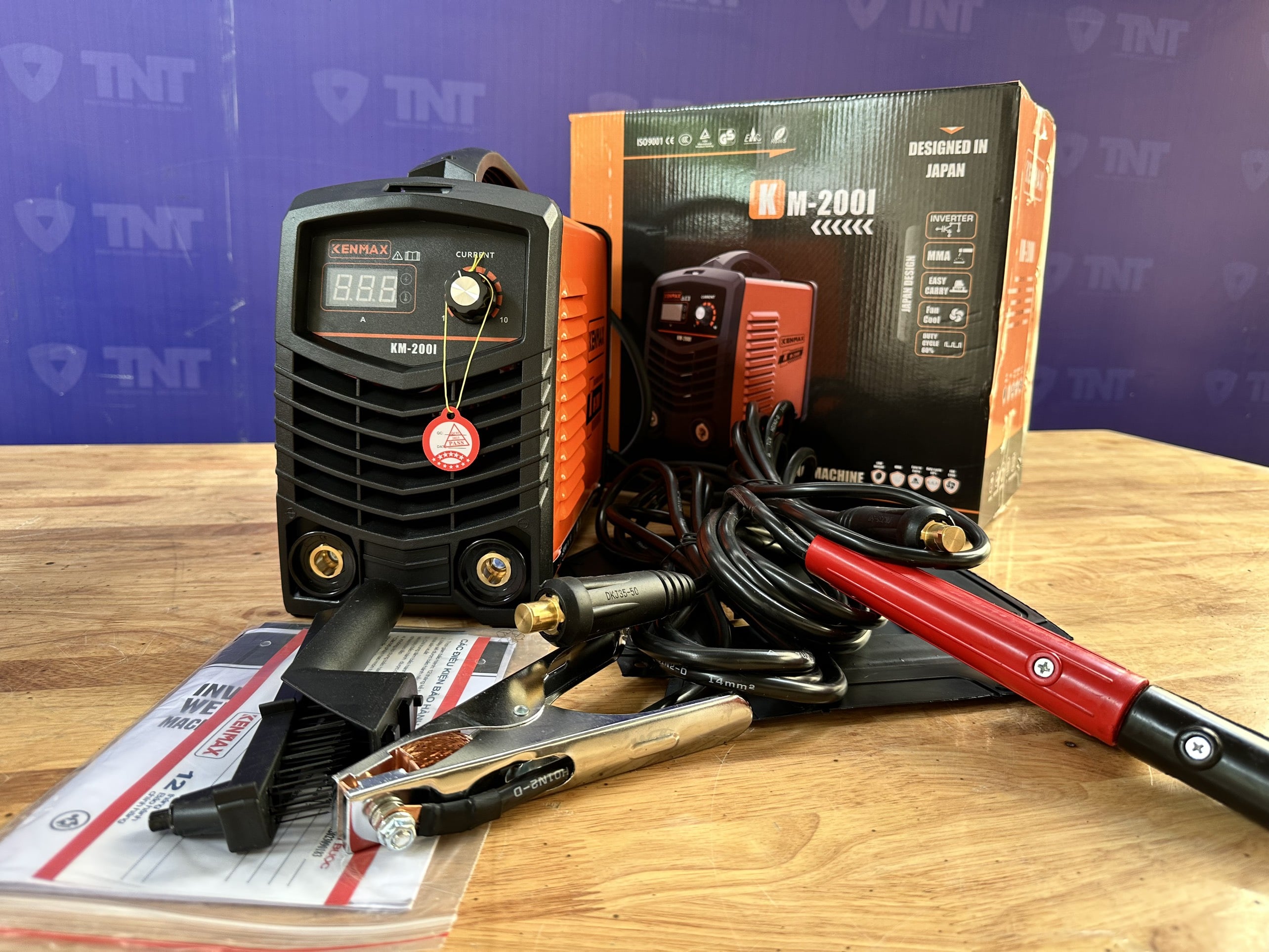 Máy hàn que KM-200I