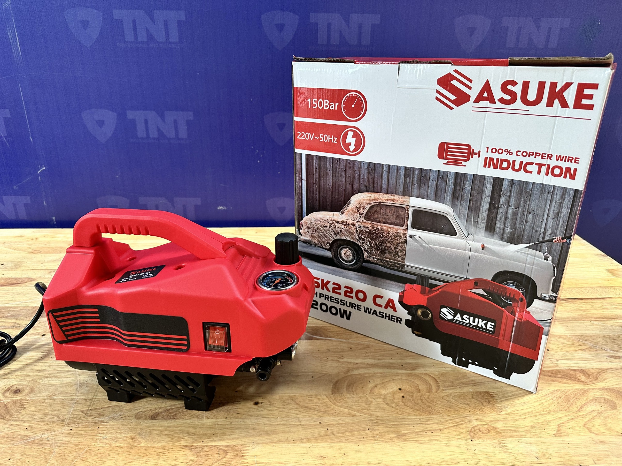 Máy xịt rửa có chính áp SSK220-CA