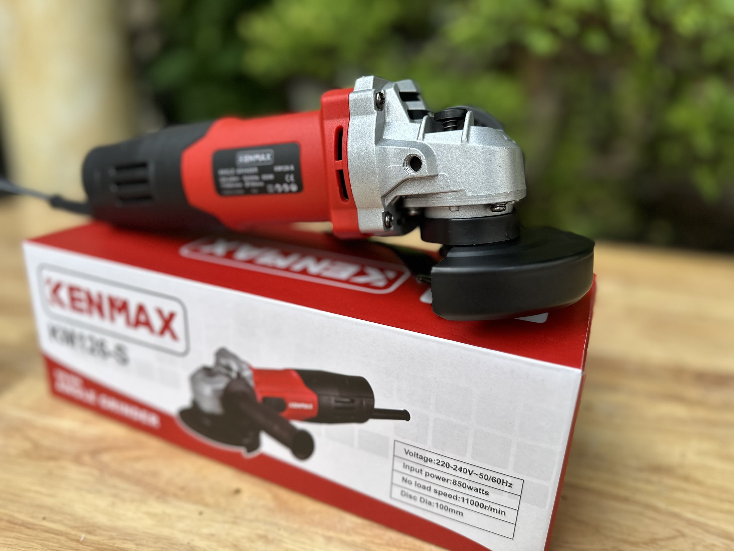 Máy mài tay ngắn công tắc hông KM126-S