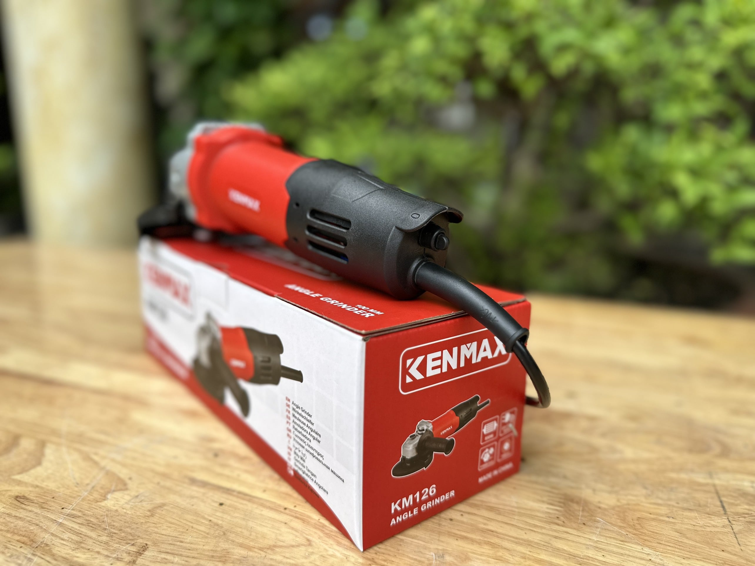 Máy mài tay ngắn công tắc đuôi KM126