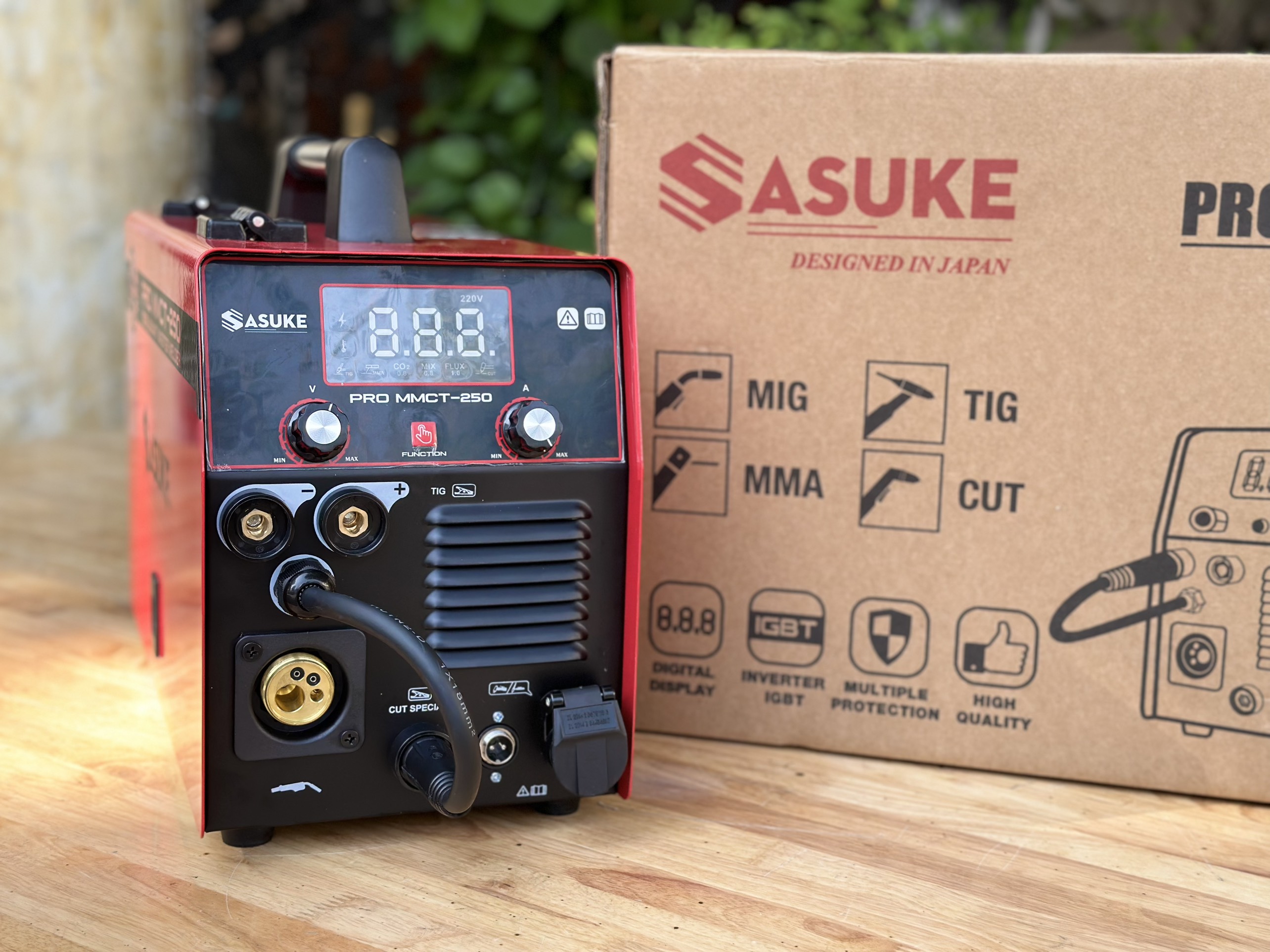 MÁY HÀN 4 CHỨC NĂNG MIG/MMA/TIG/CUT PRO MMCT-250