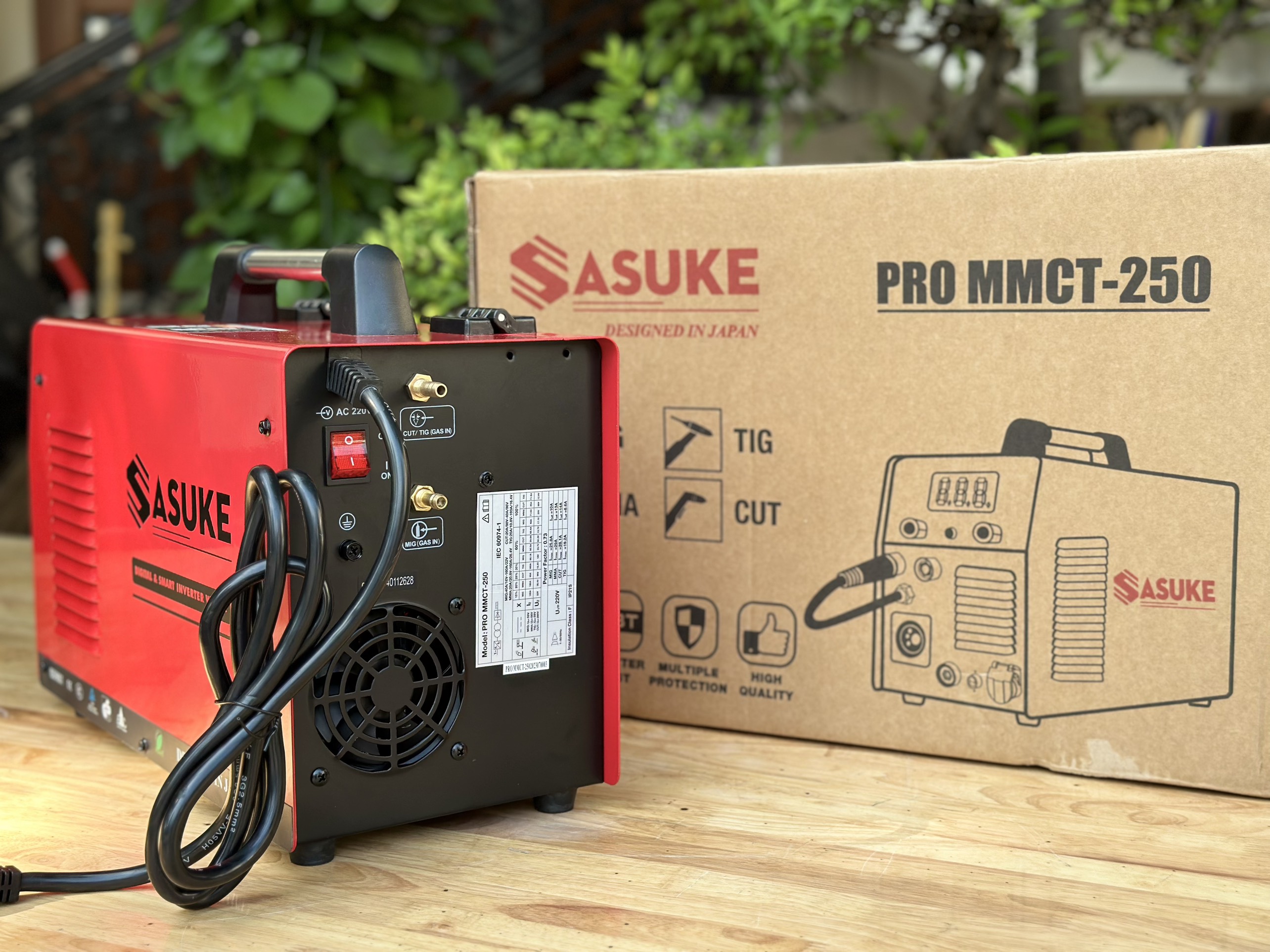 MÁY HÀN 4 CHỨC NĂNG MIG/MMA/TIG/CUT PRO MMCT-250